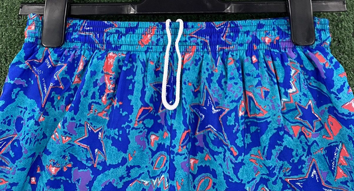 Reebok VTG 80’s Reebok Star Abstract Colorful Lined Sprinter Shorts Size US 30 / EU 46 - 2 Thumbnail