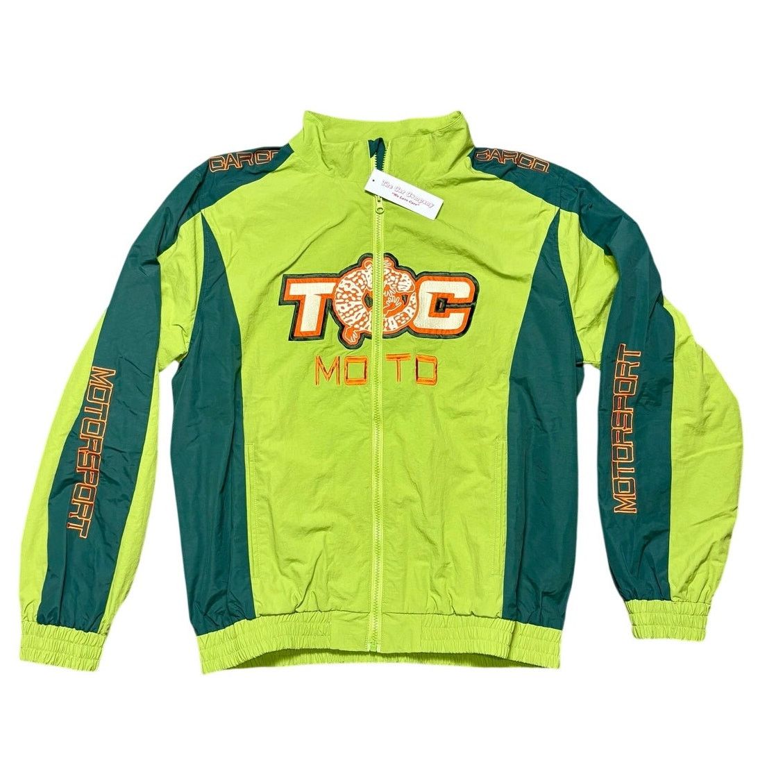 Other NWT Men's The Car Company Green Windbreaker Moto Jacket L Size US L / EU 52-54 / 3 - 1 Thumbnail