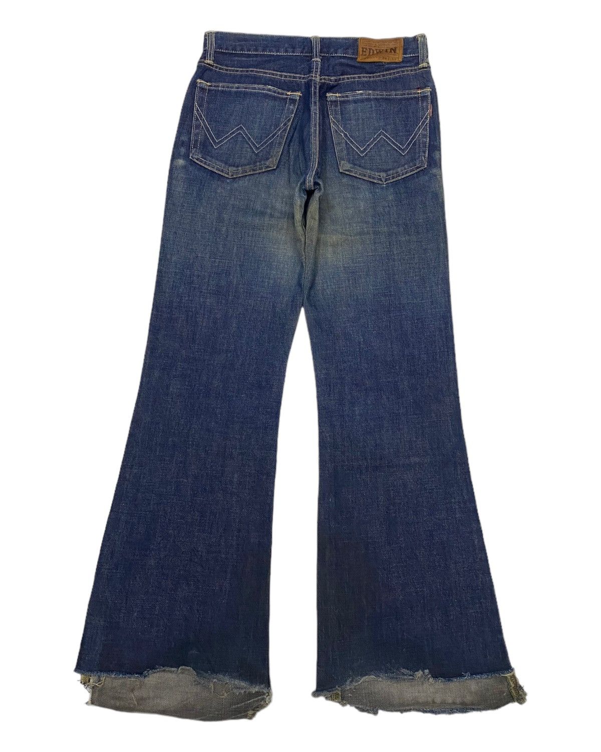 Edwin FLARE JEANS EDWIN 800sx DISTRESS BELL BOTTOM DENIM JEANS Size US 28 / EU 44 - 2 Thumbnail