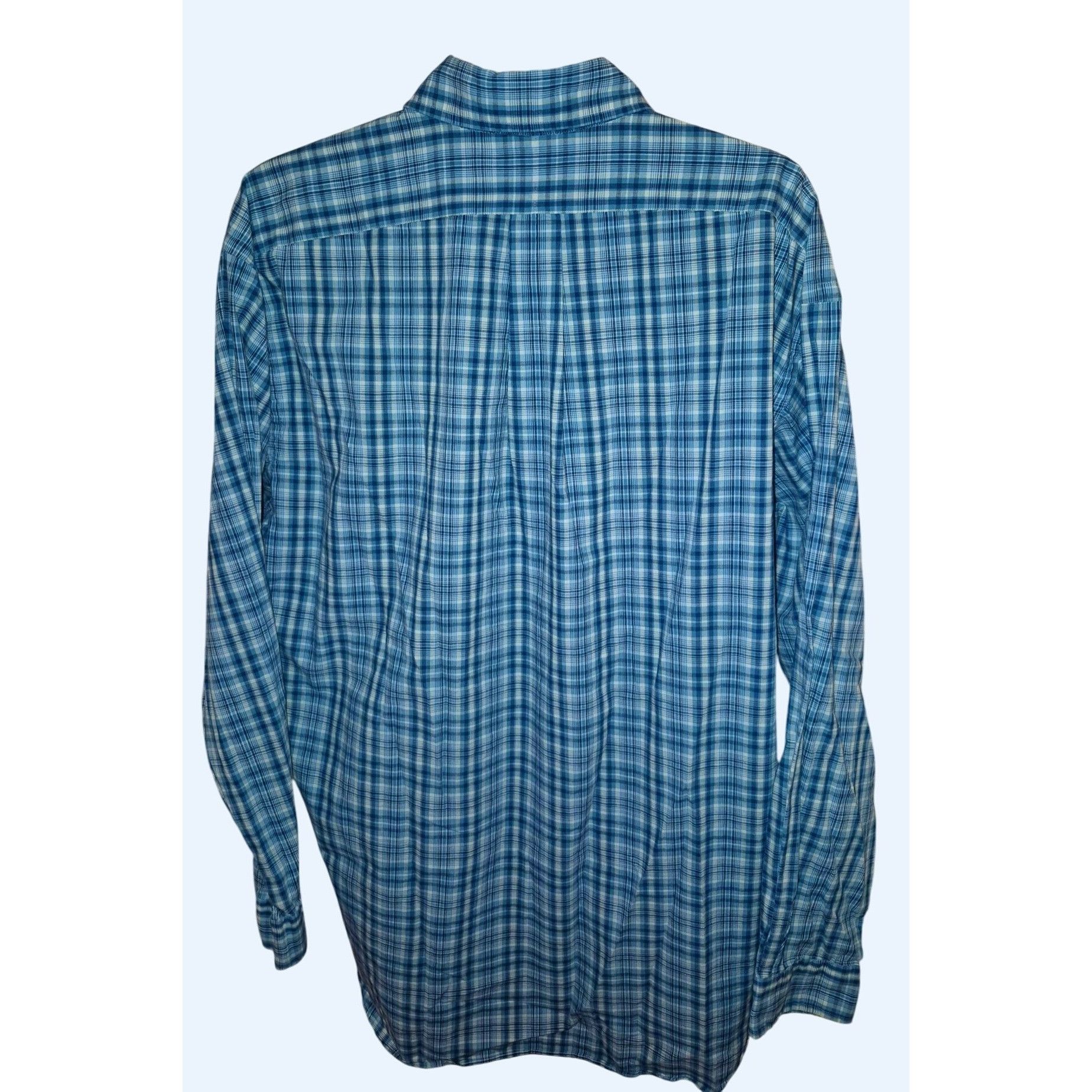 Polo Ralph Lauren Polo Ralph Lauren Blue Plaid Long Sleeve Button-Down Shirt B Size US L / EU 52-54 / 3 - 4 Thumbnail