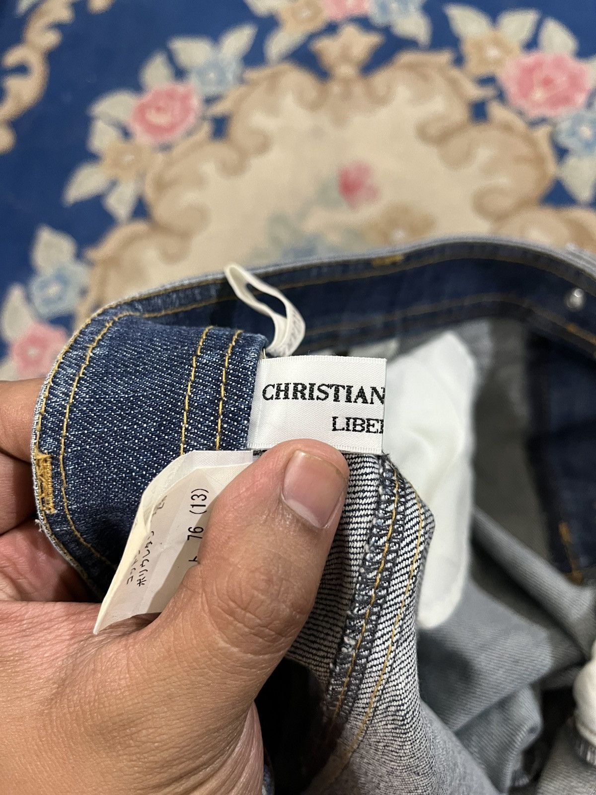 Vintage Vintage Christian Aujard Flare Bootcut Thight Ass Denim Size US 34 / EU 50 - 9 Thumbnail