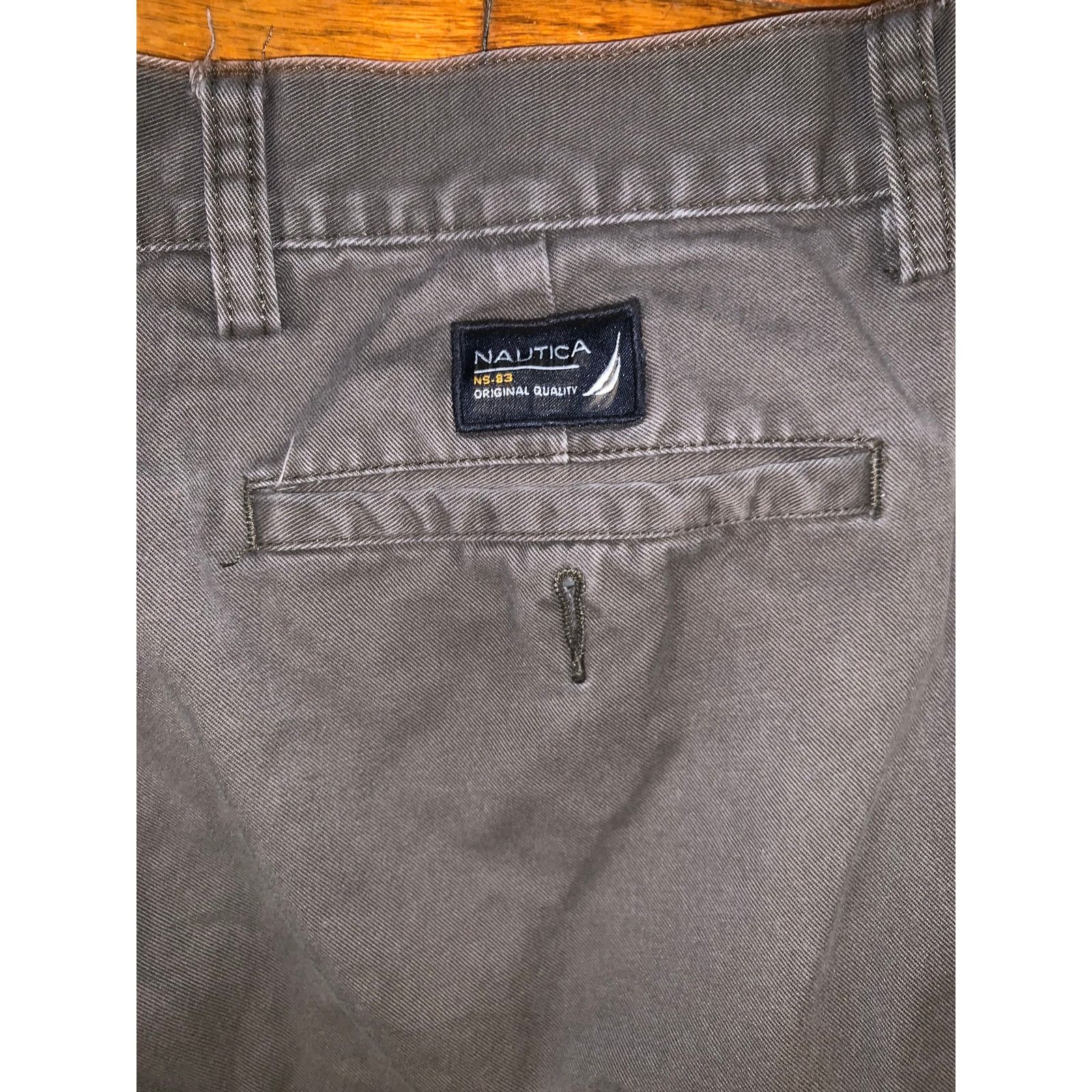 Nautica Nautica Clipper Cargo Shorts Dark Gray Relax Fit Men’s 36W Size US 36 / EU 52 - 8 Thumbnail