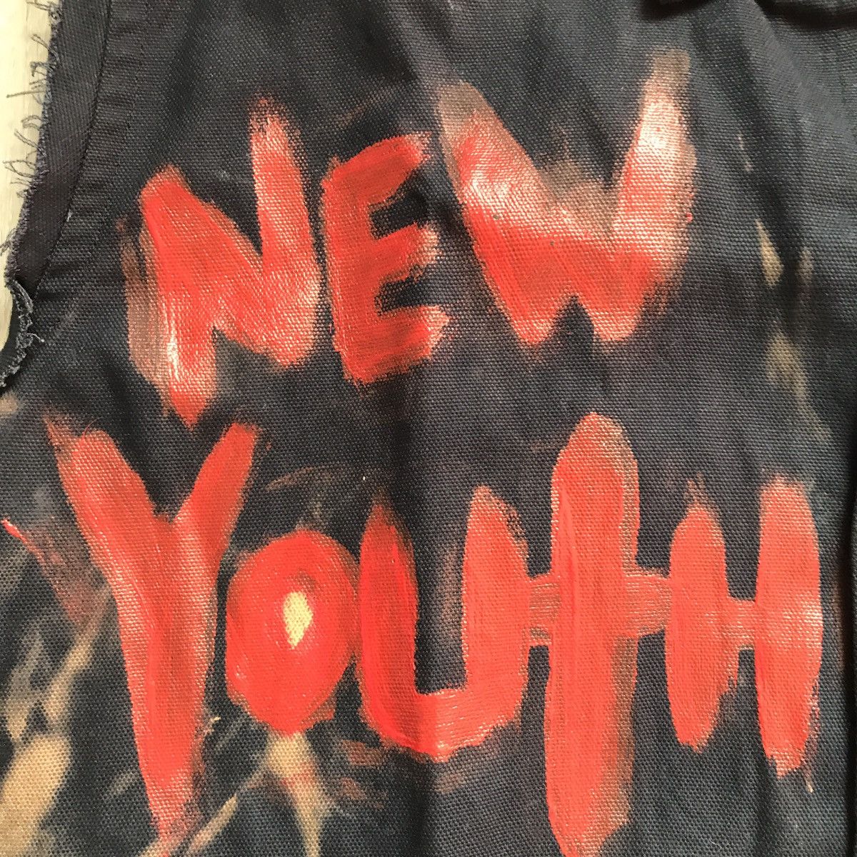 Other Death To Tennis Bleach Colorblock Denim Paint Detail Mens M Size US M / EU 48-50 / 2 - 8 Thumbnail