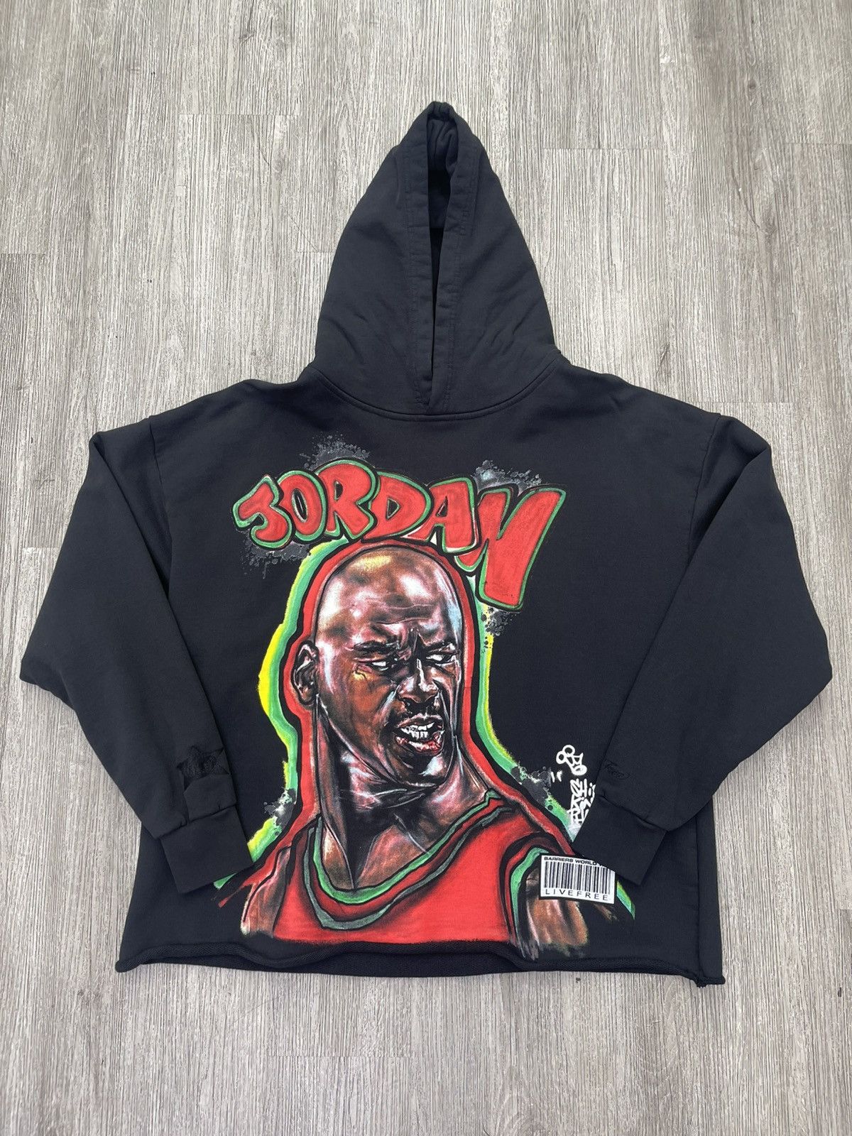 Barriers Barriers “Michael Jordan” Hoodie (black) Size US M / EU 48-50 / 2 - 1 Thumbnail