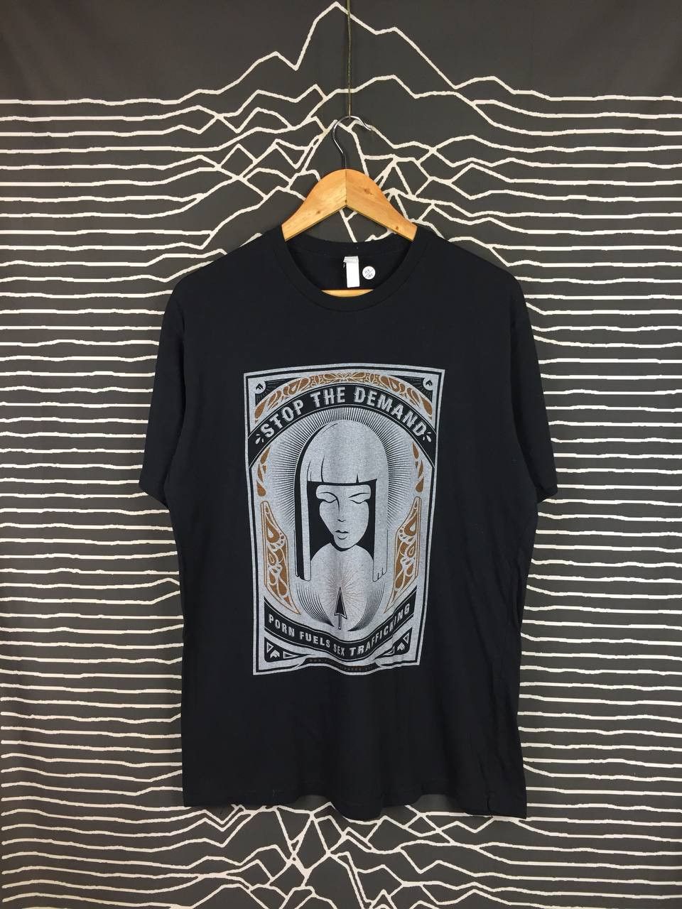 Vintage Stop The Demand Fight The New Drug Anti Porn Campaign Tee Size US L / EU 52-54 / 3 - 2 Thumbnail