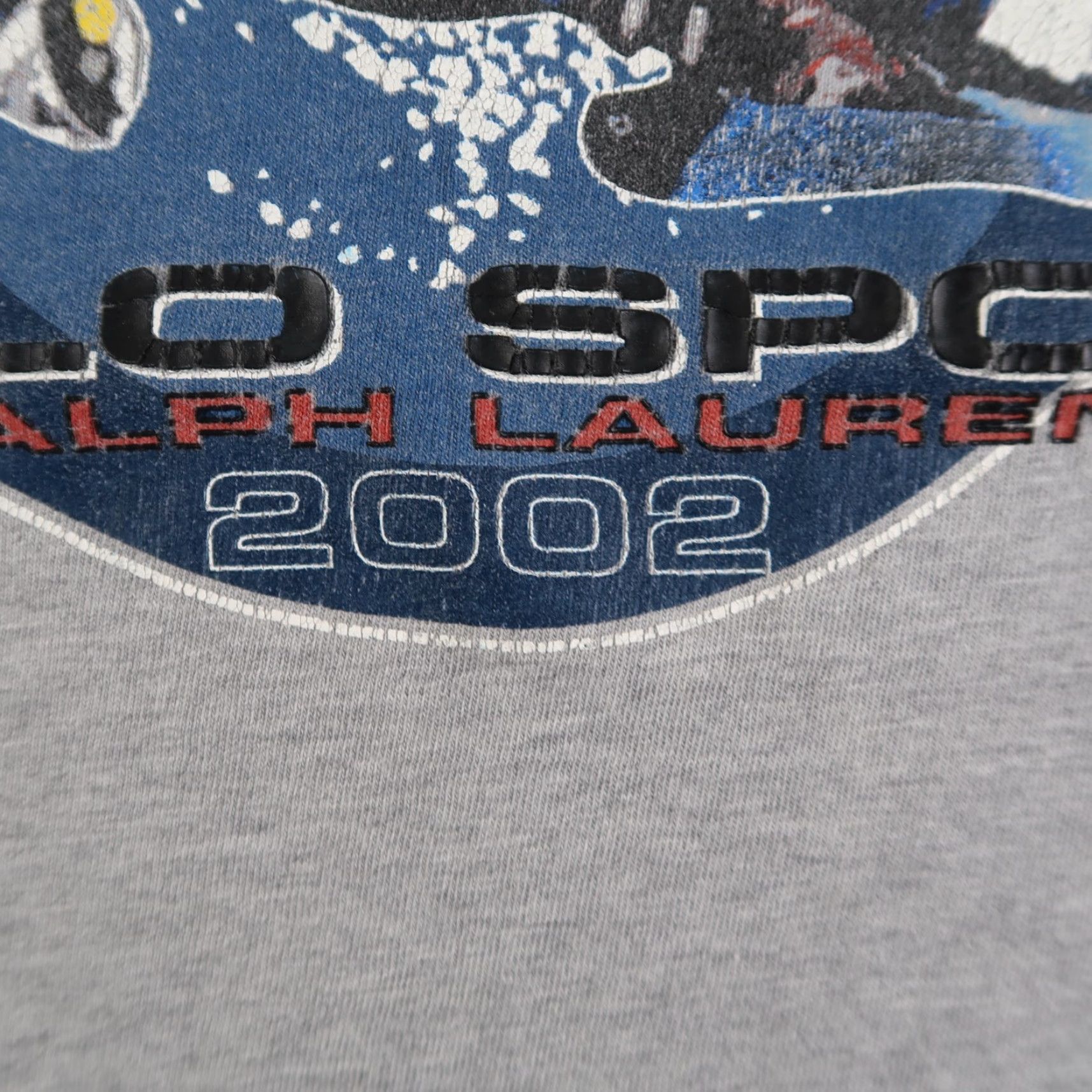 Vintage VINTAGE Polo Sport T Shirt Mens L Gray Graphic Print Ski 2002 2000s Polo Sport Tee Shirt Size US L / EU 52-54 / 3 - 4 Thumbnail