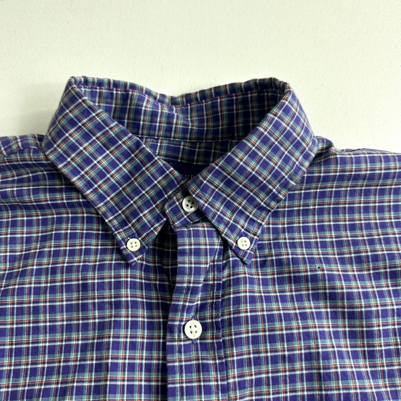 Polo Ralph Lauren Polo Ralph Lauren Shirt Button-Down Plaid Purple Mens Size M Preppy Size US M / EU 48-50 / 2 - 4 Thumbnail