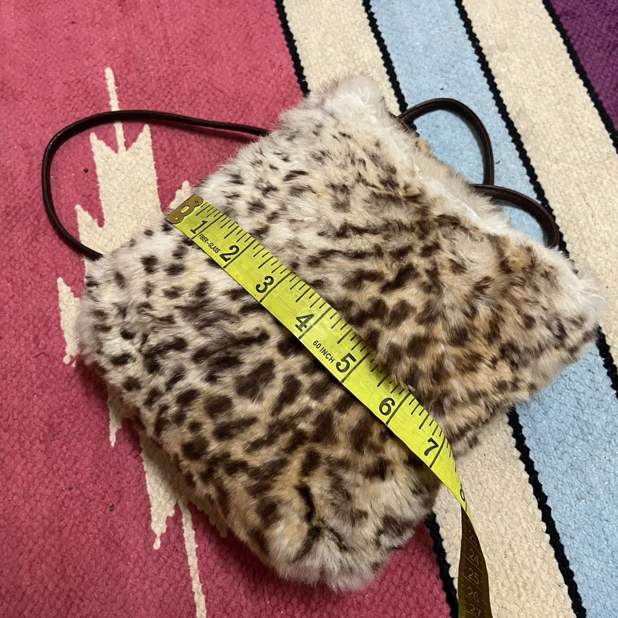 Alexander McQueen × Vintage Authentic Vintage Alexander McQueen Fur Leopard Leather Bag Size ONE SIZE - 9 Thumbnail