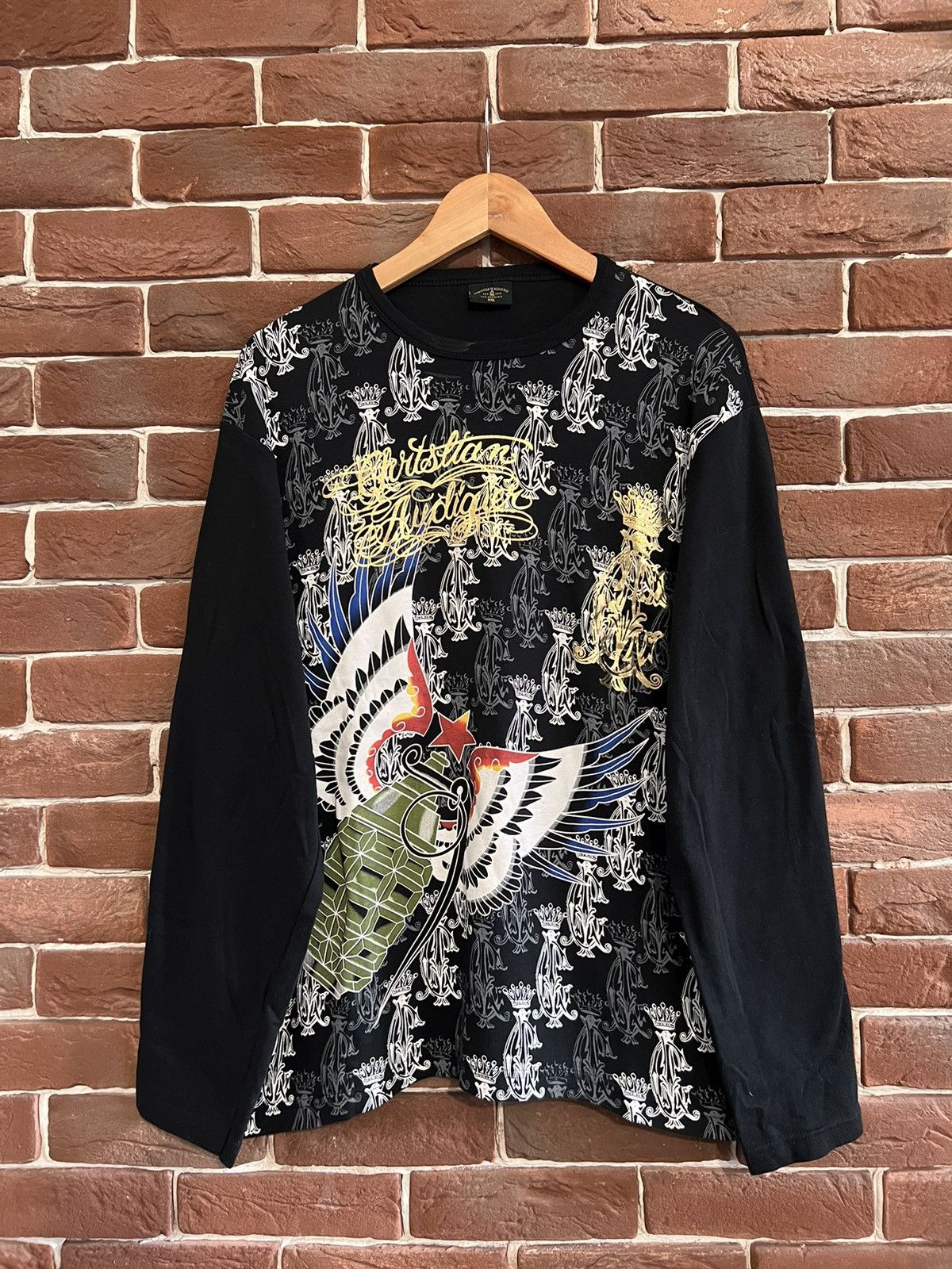 Vintage Y2k Ed Hardy By Christian Audigier Longsleeve Hype