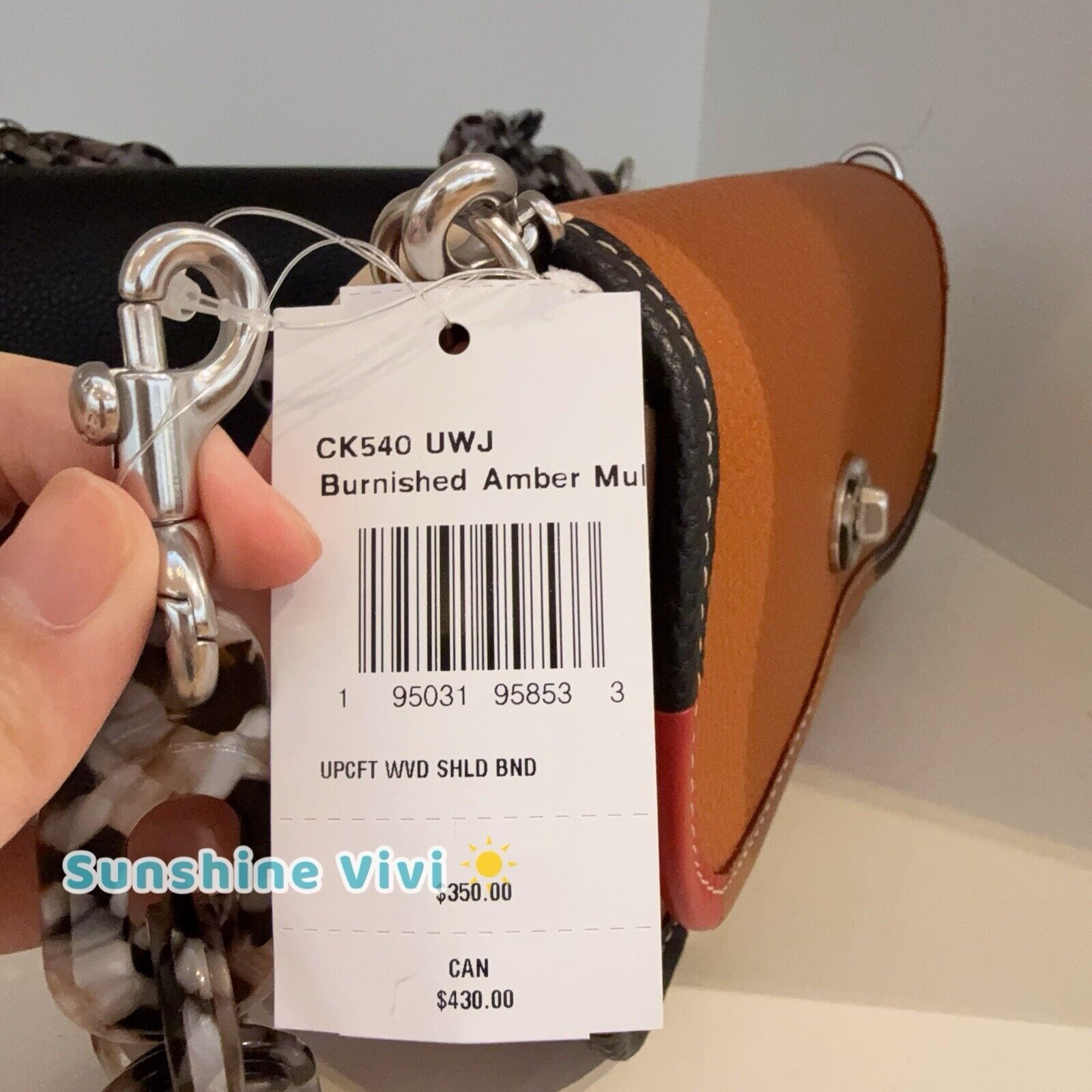 Coach NWT Coach Wavy Dinky Bag Coachtopia Brown Leather CK540 Size ONE SIZE - 3 Thumbnail