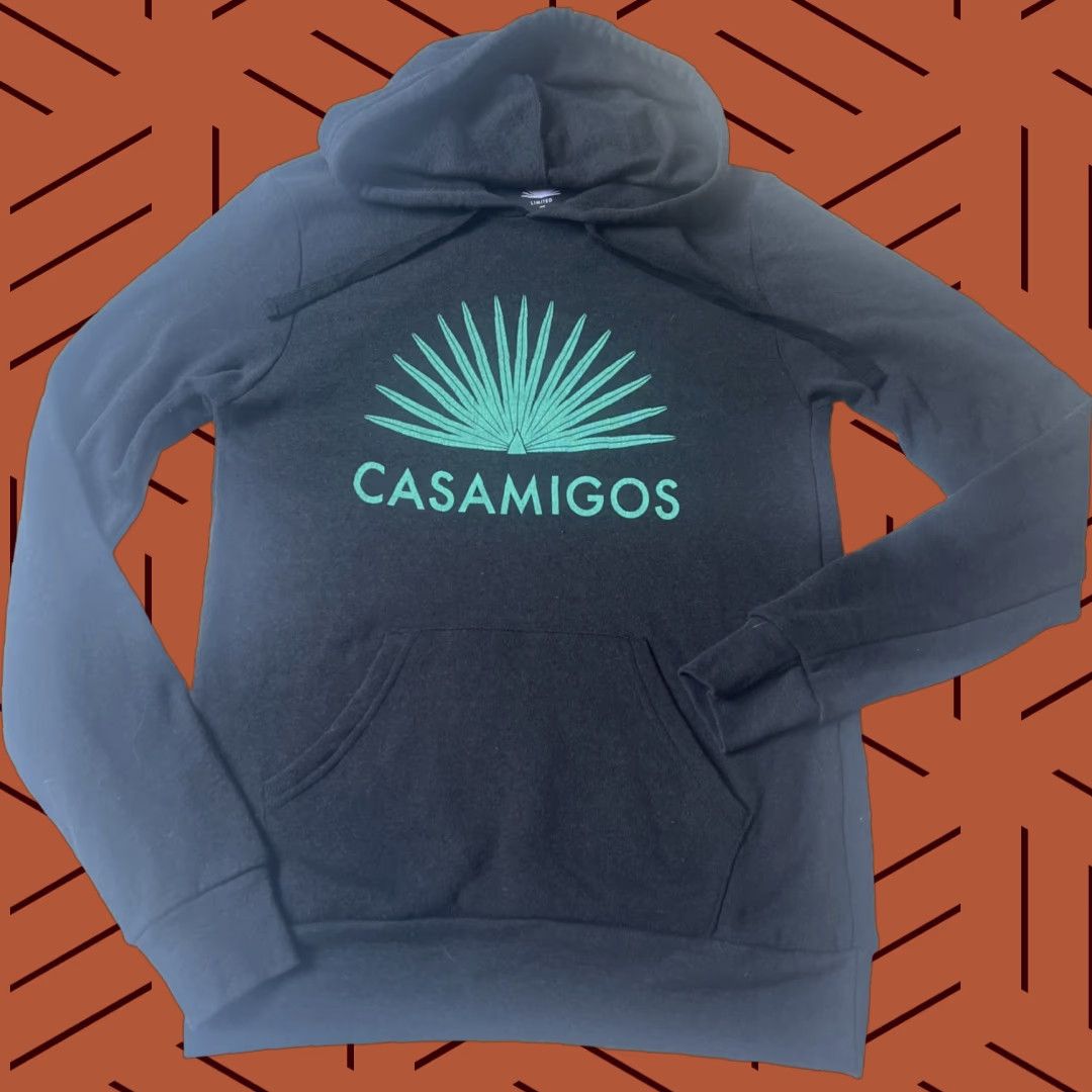 Vintage NWOT Casamigos Tequila Sweatshirt Hoodie Small George Clooney Randy Gerber Hoodie Unisex Adults Black Graphic Tequila Per/Tequila Theme 90s 2000s Size S / US 4 / IT 40 - 1 Thumbnail
