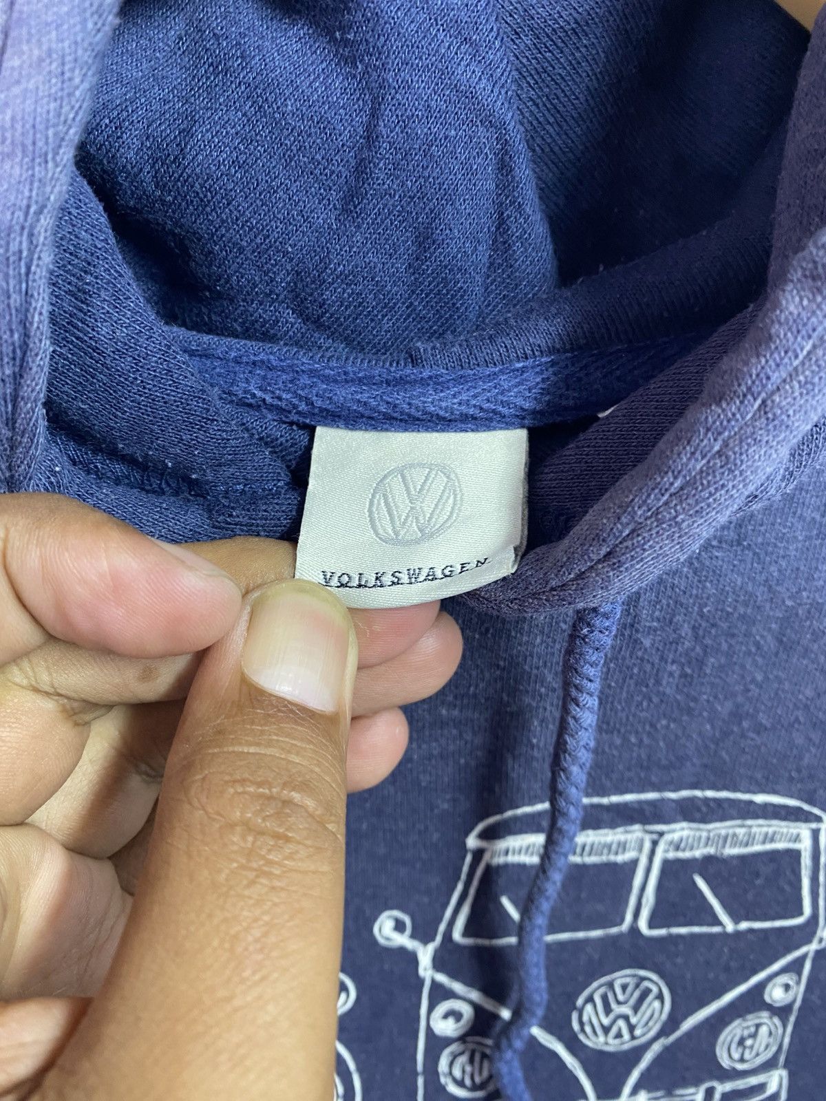 Vintage vintage Volkswagen hoodie Size US XL / EU 56 / 4 - 2 Thumbnail