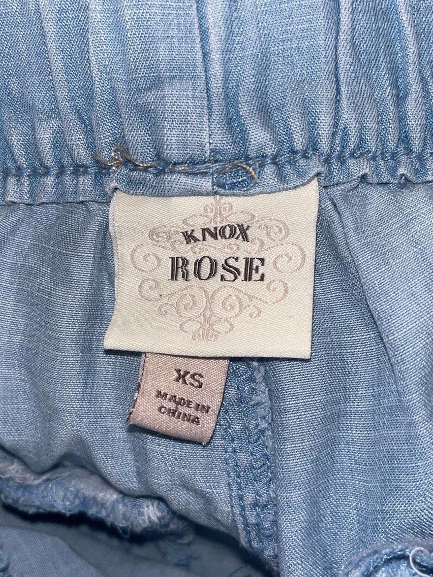 Designer Knox Rose Paper Bag light denim pants size XS Size 26" / US 2 / IT 38 - 6 Thumbnail