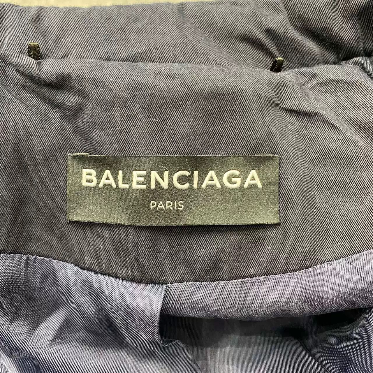 Balenciaga blue cotton coat by Balenciaga Size US L / EU 52-54 / 3 - 4 Thumbnail