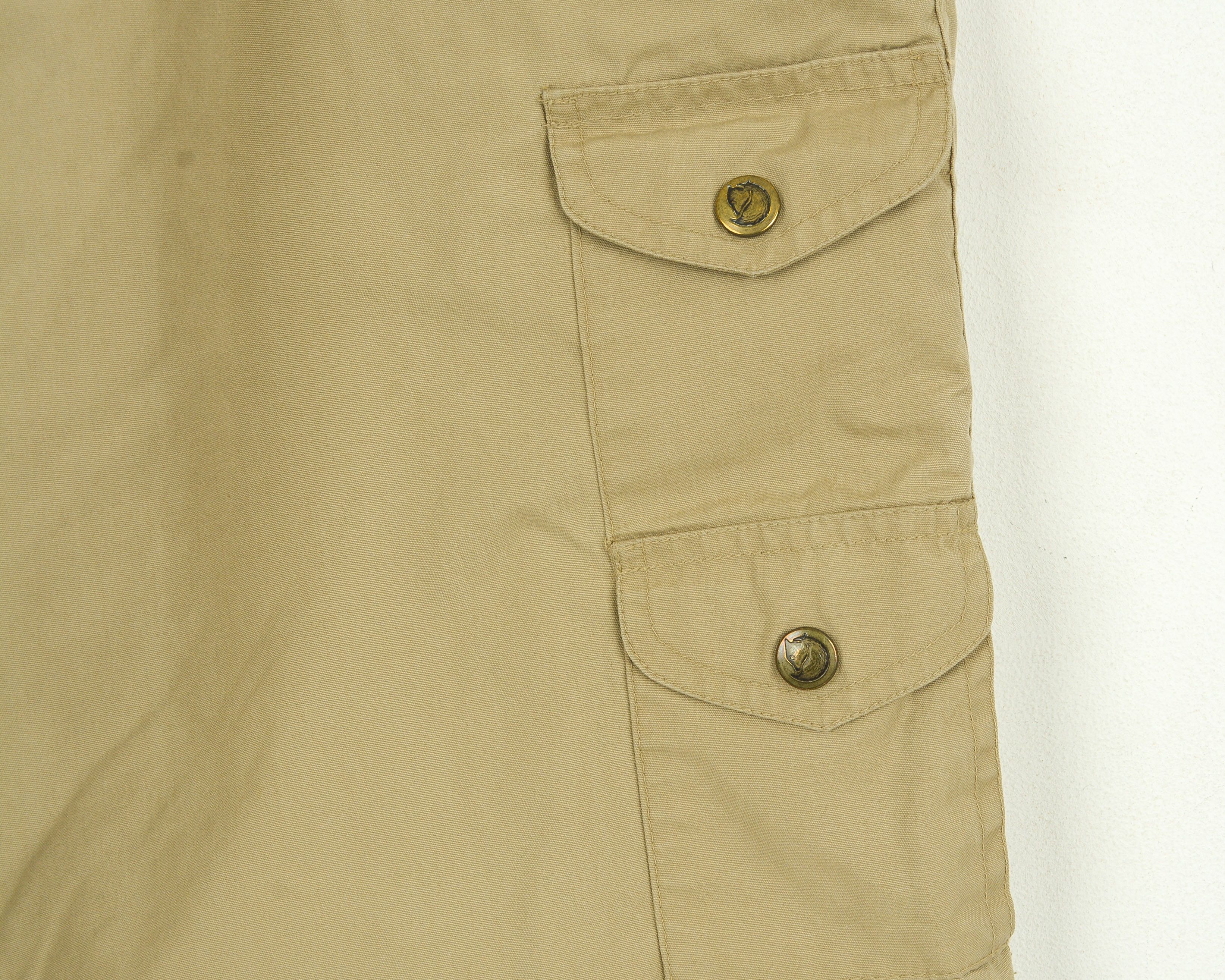 Fjallraven Zip Off waxed Pants 50 size W33 W34 trousers M Bushcraft Size US 34 / EU 50 - 4 Thumbnail