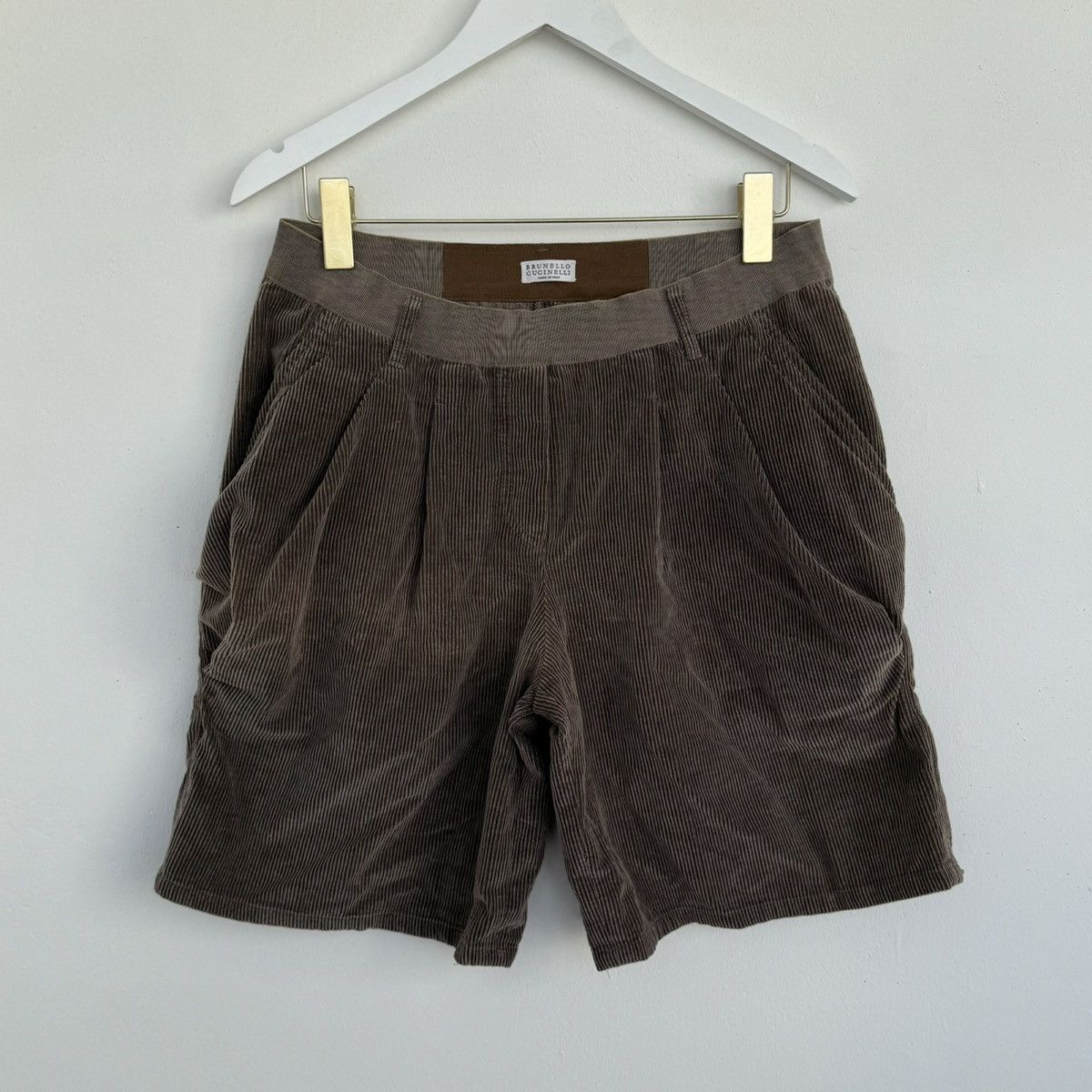 Brunello Cucinelli Brunello Cucinelli Velvet Shorts Size US 36 / EU 52 - 1 Thumbnail