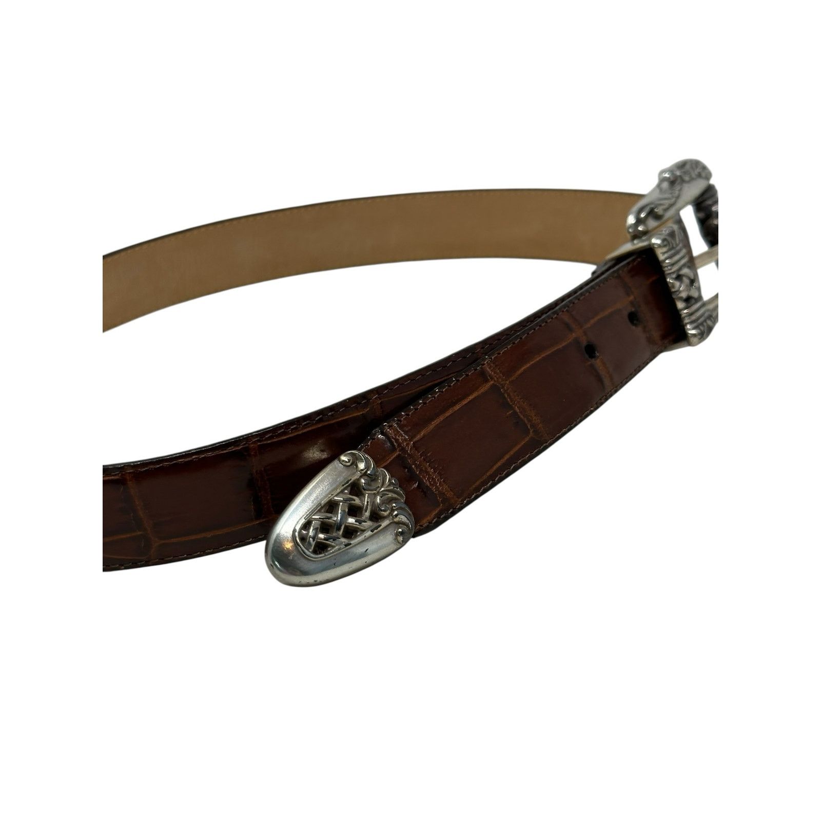 Brighton Brighton vintage brown silver buckle belt size Medium Size ONE SIZE - 7 Thumbnail