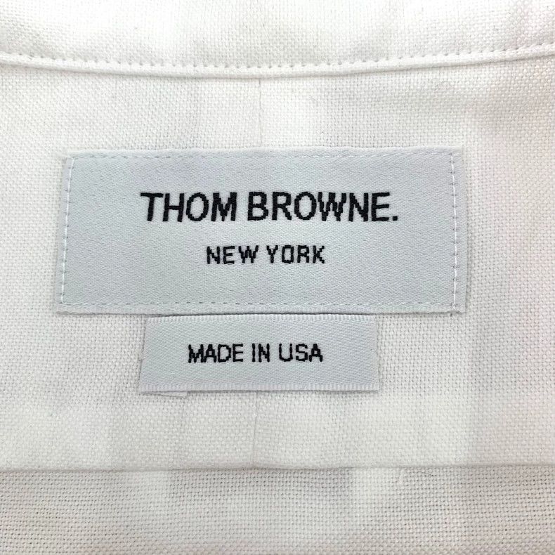 Thom Browne Thom Browne size2 White fish tail embroidered Oxford cotton Size US M / EU 48-50 / 2 - 6 Thumbnail