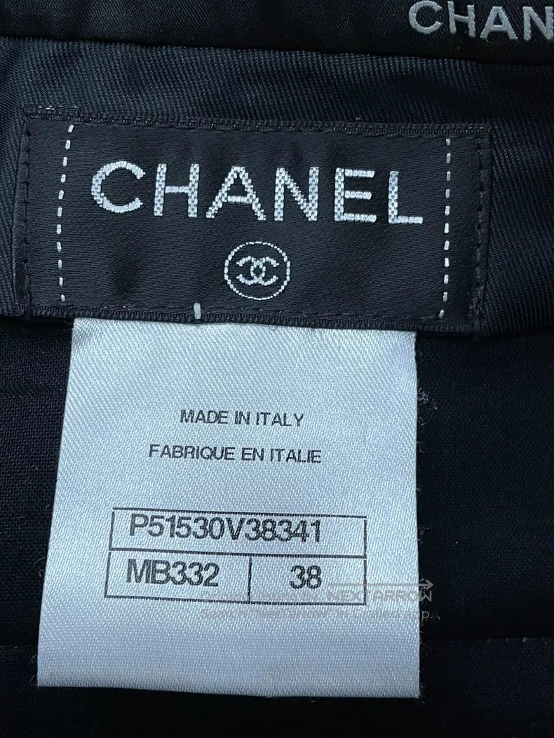 Chanel Chanel Black striped shorts Size 25" / US 0 / IT 36 - 4 Thumbnail