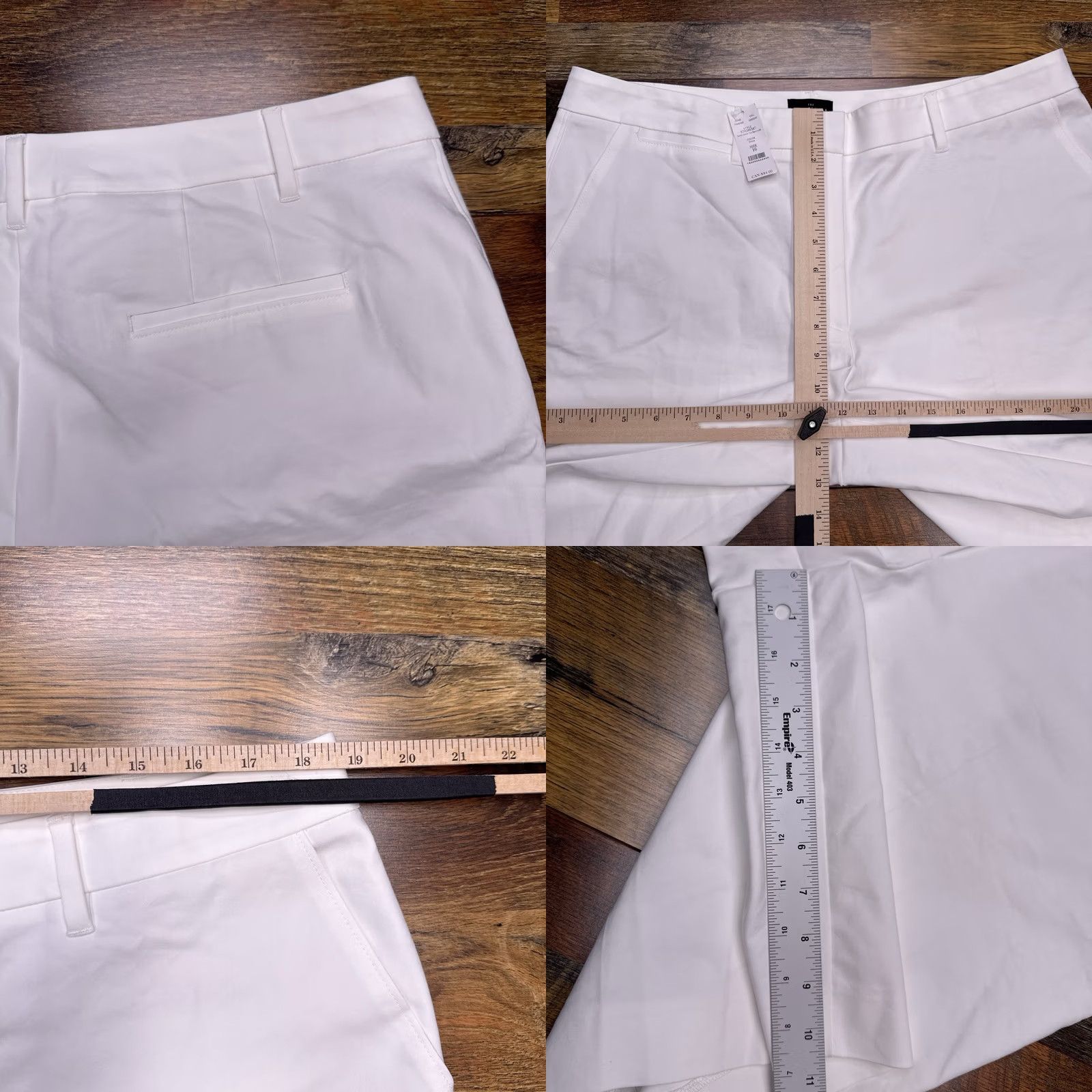 Vintage WHBM White House Black Market 11 Inch Bermuda Shorts 16 High Rise Stretch New Size 38" / US 16 / IT 52 - 8 Thumbnail