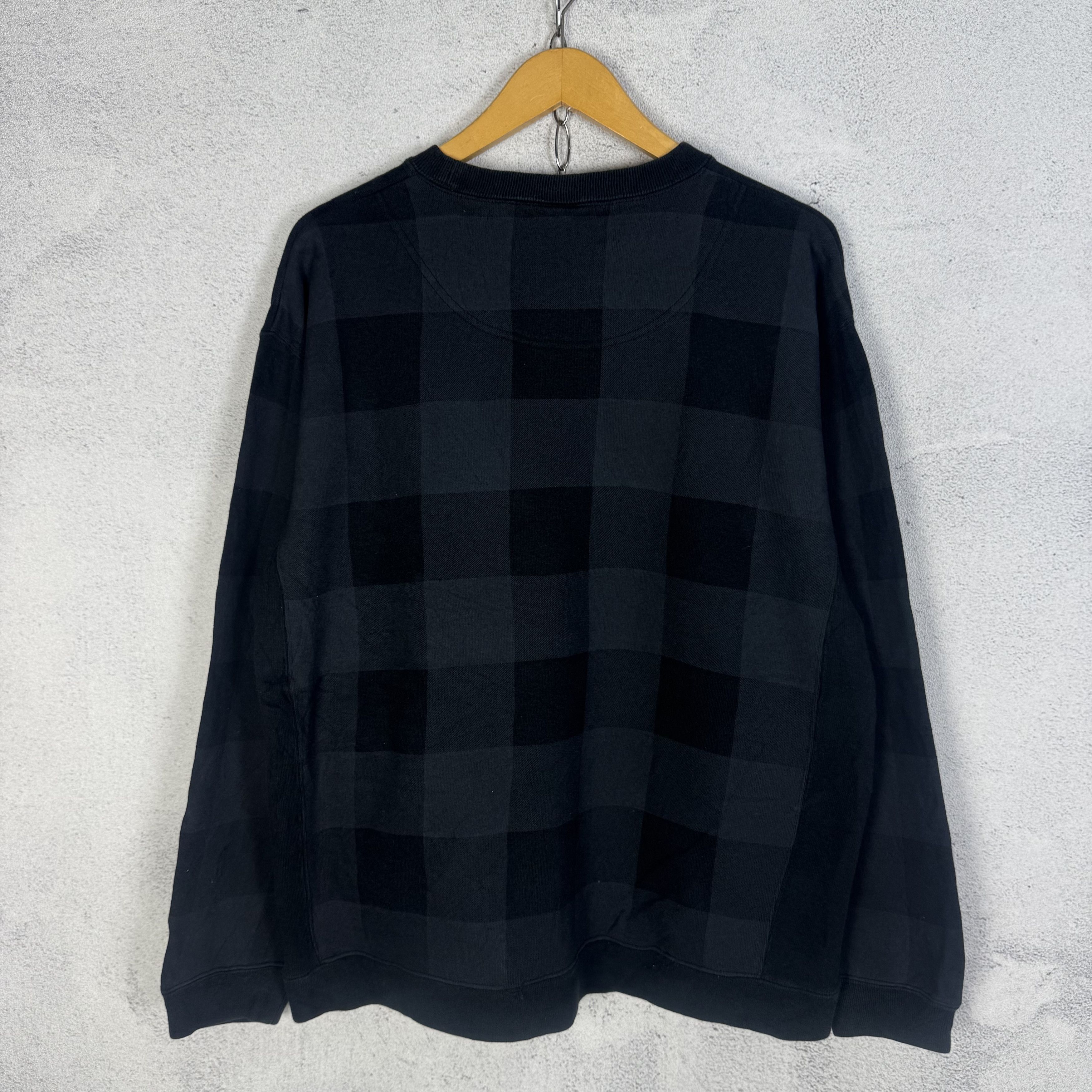 Japanese Brand Power To The People Checkered Plaid Sweatshirt Crewneck Size US L / EU 52-54 / 3 - 2 Thumbnail