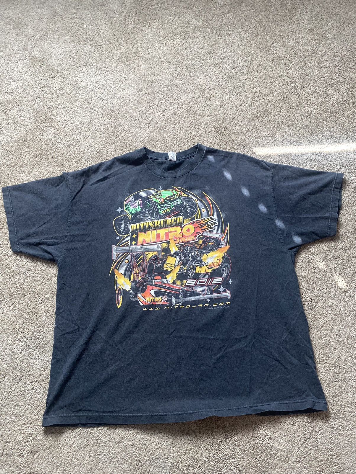Vintage Vintage Nitro Jam Graphic Tee Size US XXL / EU 58 / 5 - 1 Thumbnail
