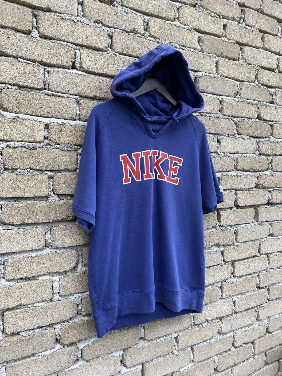 Nike Nike Spellout Hoodie Short Sleeve Size US L / EU 52-54 / 3 - 3 Thumbnail