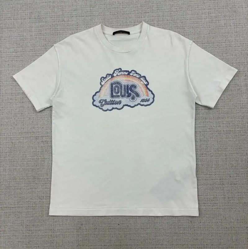 Louis Vuitton Louis Vuitton Men's Summer Cotton Print T-Shirt 0089 Size US M / EU 48-50 / 2 - 1 Thumbnail