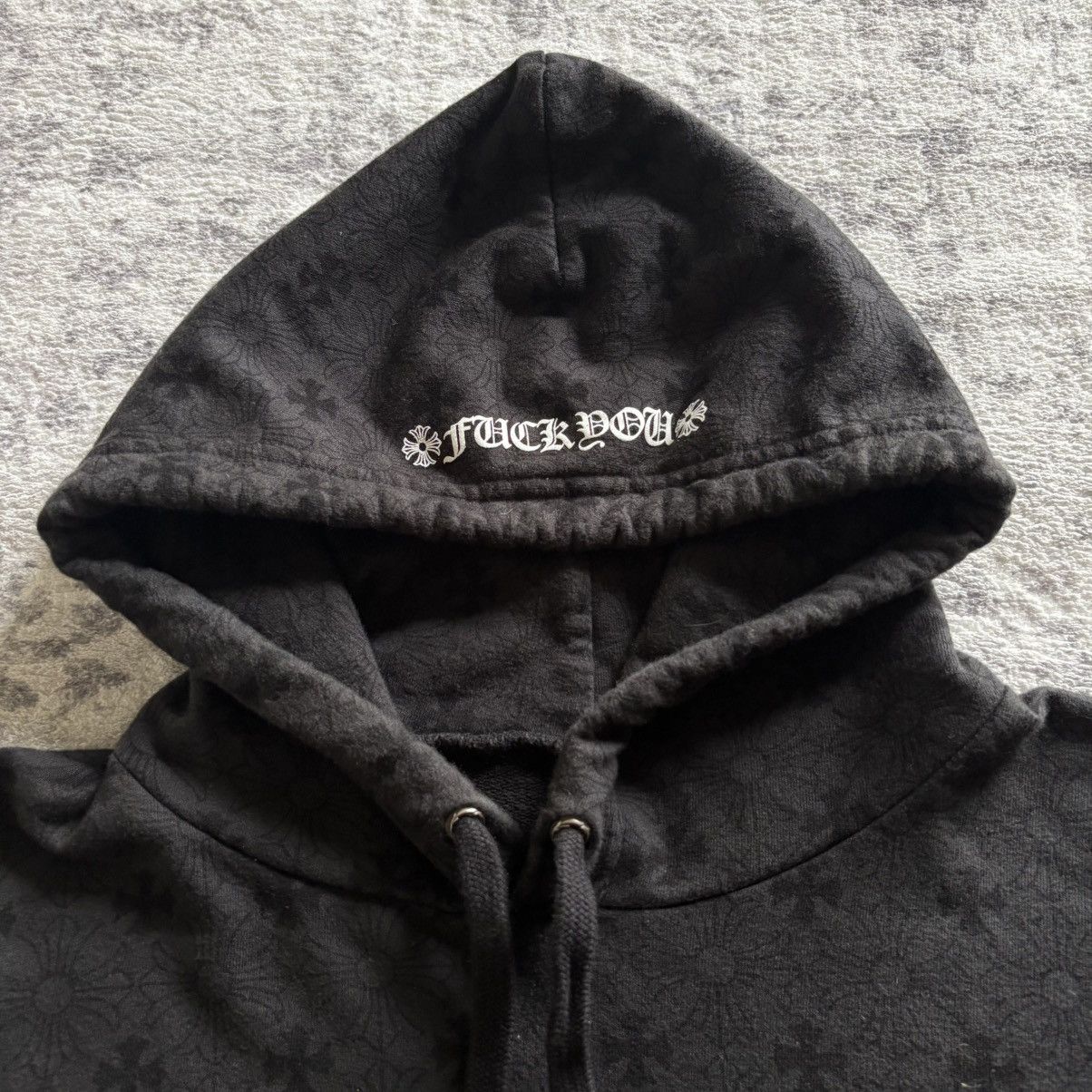 Chrome Hearts Chrome Hearts Fuck You Vertical Logo Monogram Hoodie | L Size US L / EU 52-54 / 3 - 4 Thumbnail