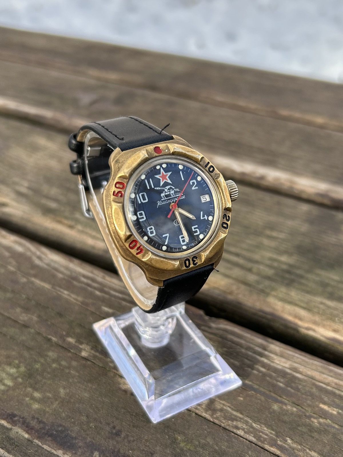 Vintage Vintage Watch Soviet USSR Mechanical Wostok Komandirskie Size ONE SIZE - 11 Thumbnail