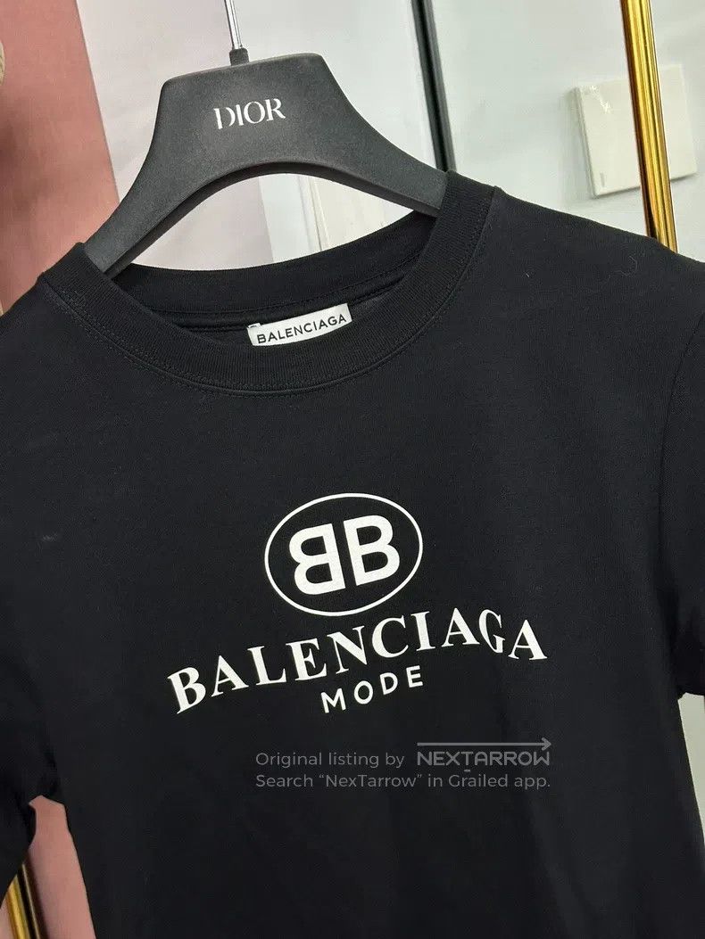 Balenciaga Balenciaga Black letter logo short sleeve T-shirt top Size US S / EU 44-46 / 1 - 2 Thumbnail