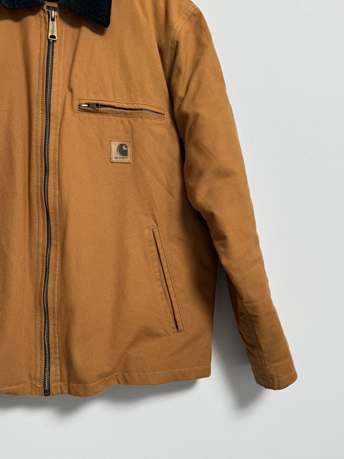 Carhartt CARHARTT Detroit Mens Reworked Canvas Vintage Camel Bomber Size US M / EU 48-50 / 2 - 3 Thumbnail