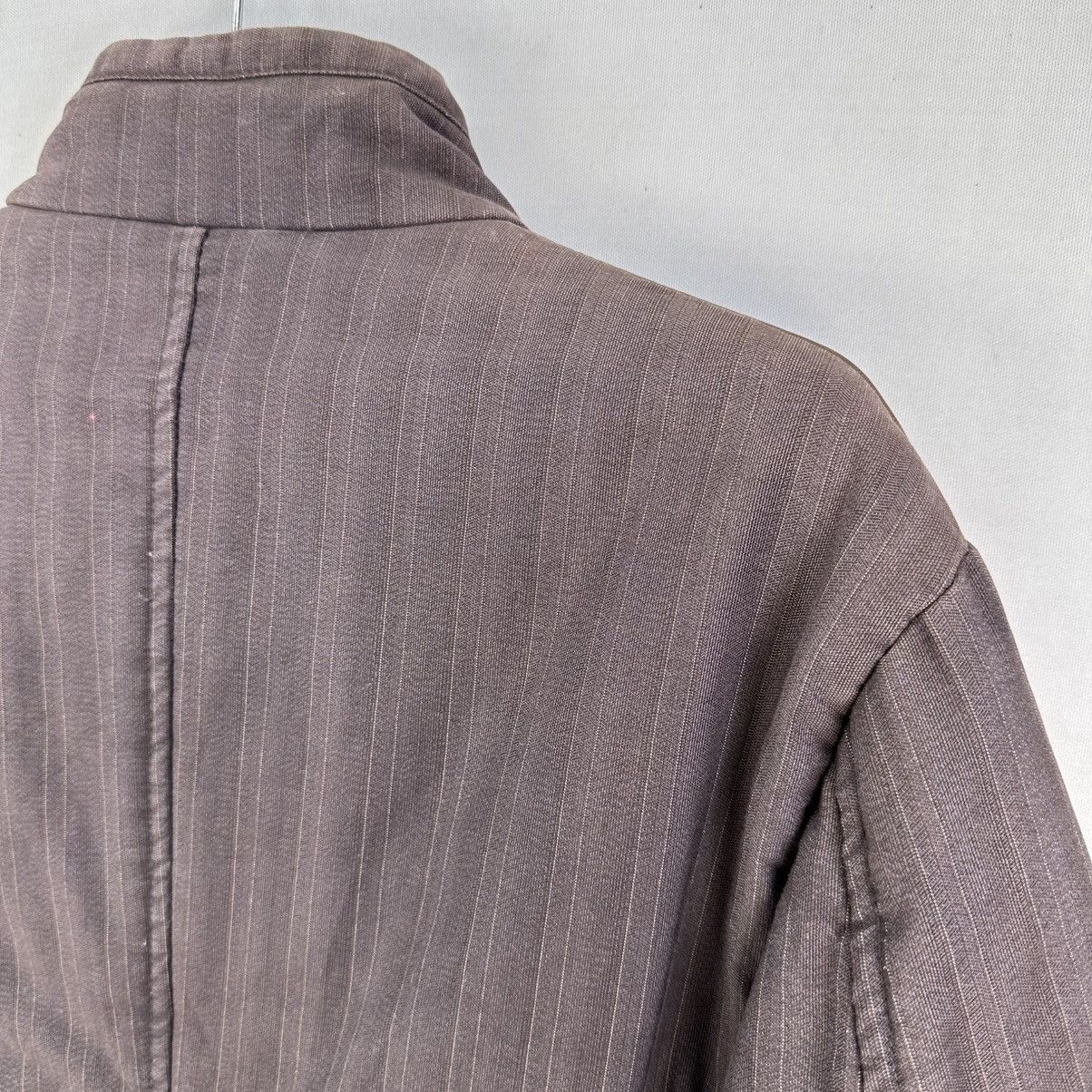 Italia Independent Vintage 90's MADE IN ITALY Striped Jacket by OBLÒ Size US S / EU 44-46 / 1 - 5 Thumbnail