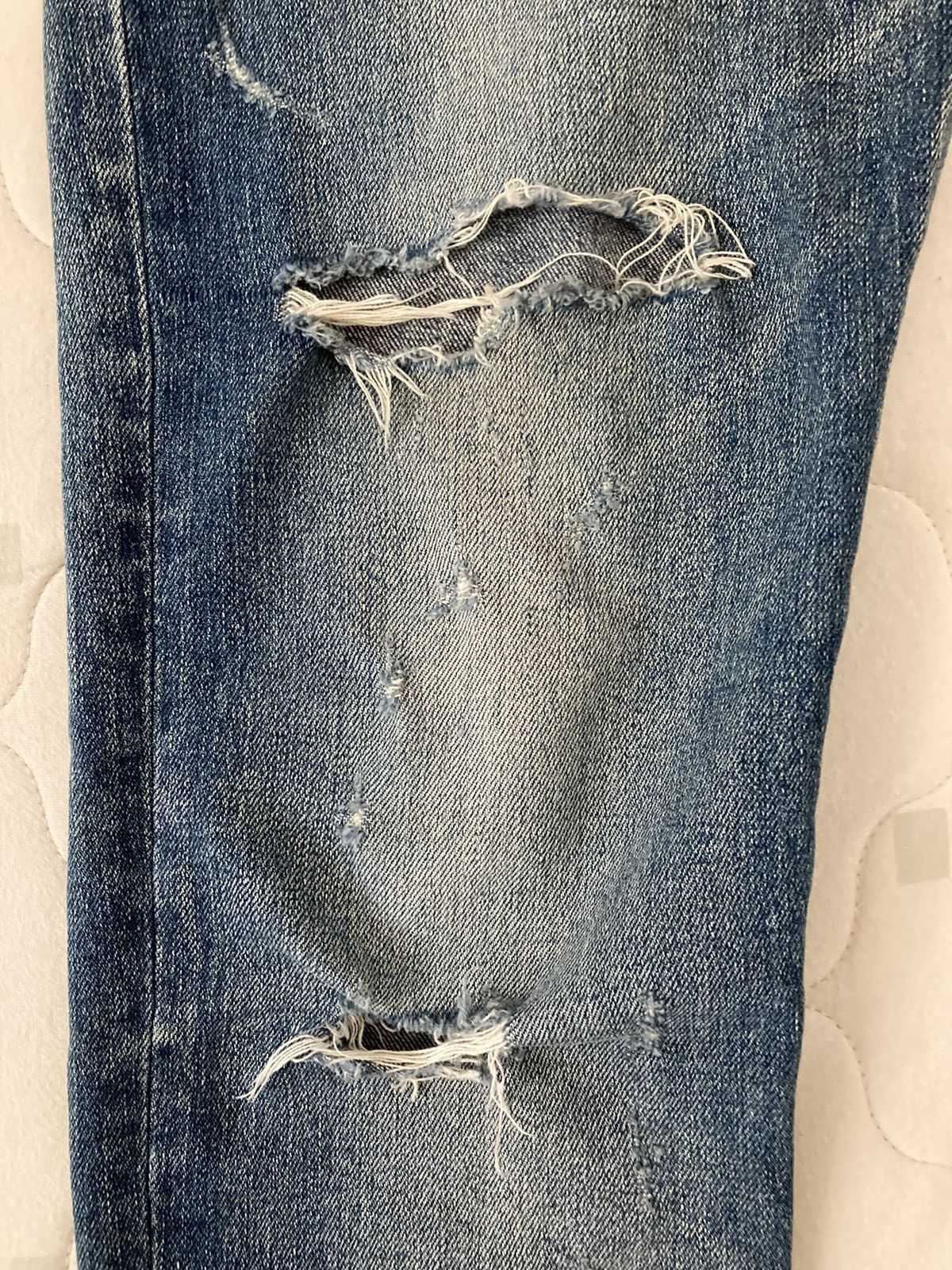 Balmain BALMAIN PARIS Distressed Skinny Jeans Size US 30 / EU 46 - 6 Thumbnail