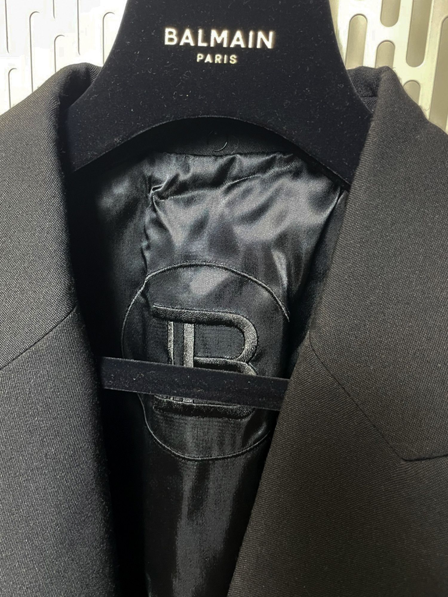 Balmain BALMAIN Mens Single Breasted Blazer Size US L / EU 52-54 / 3 - 3 Thumbnail