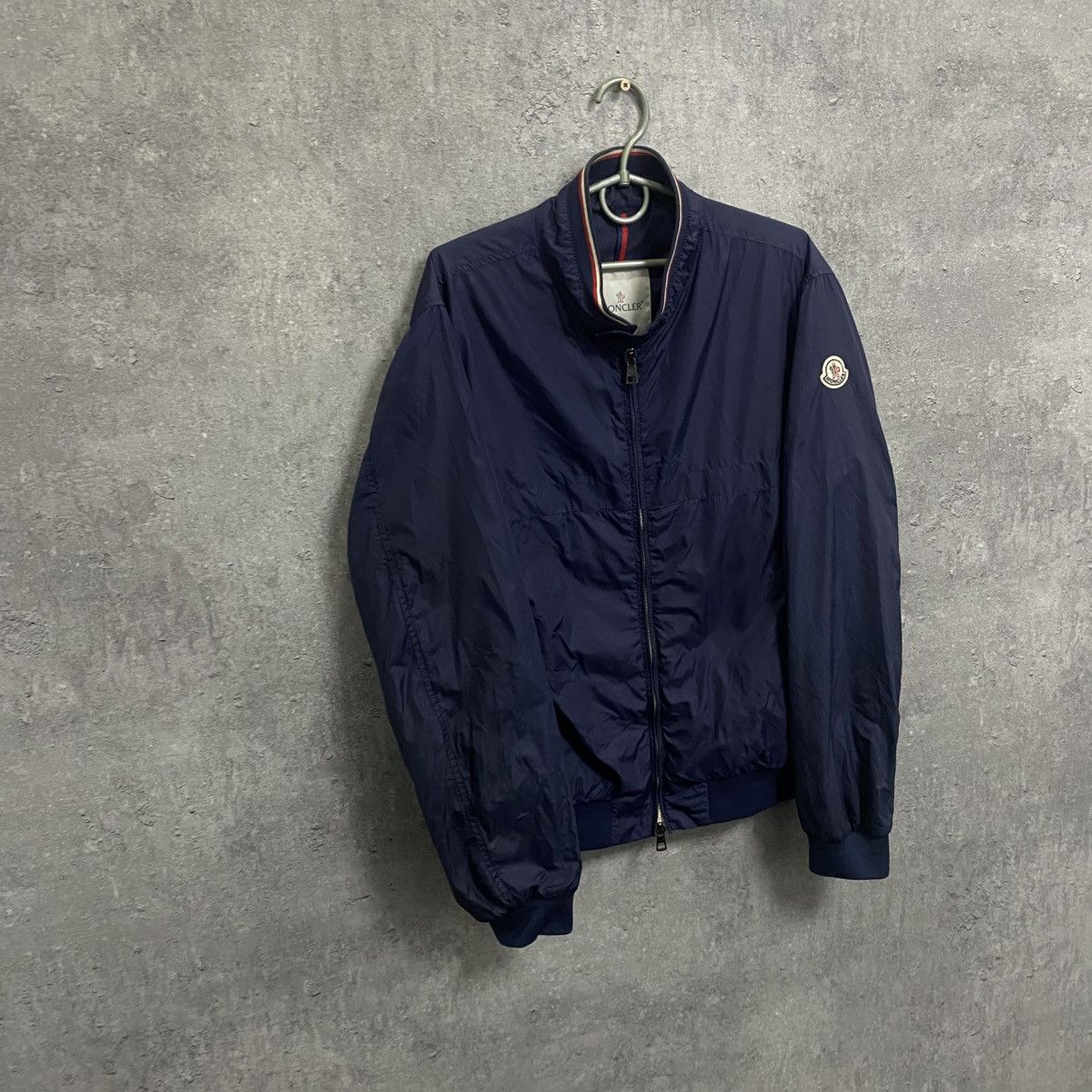 Moncler Vintage Moncler Nylon Jacket Rare Size US L / EU 52-54 / 3 - 3 Thumbnail