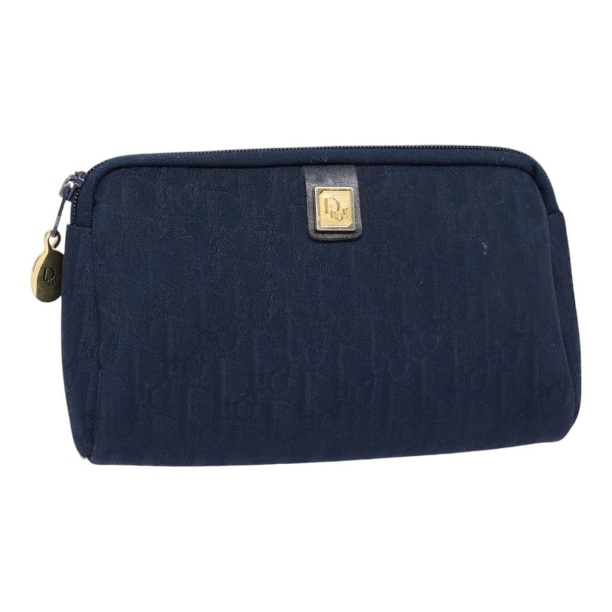 Christian Dior Vintage Trotter Pouch Diorissimo Canvas