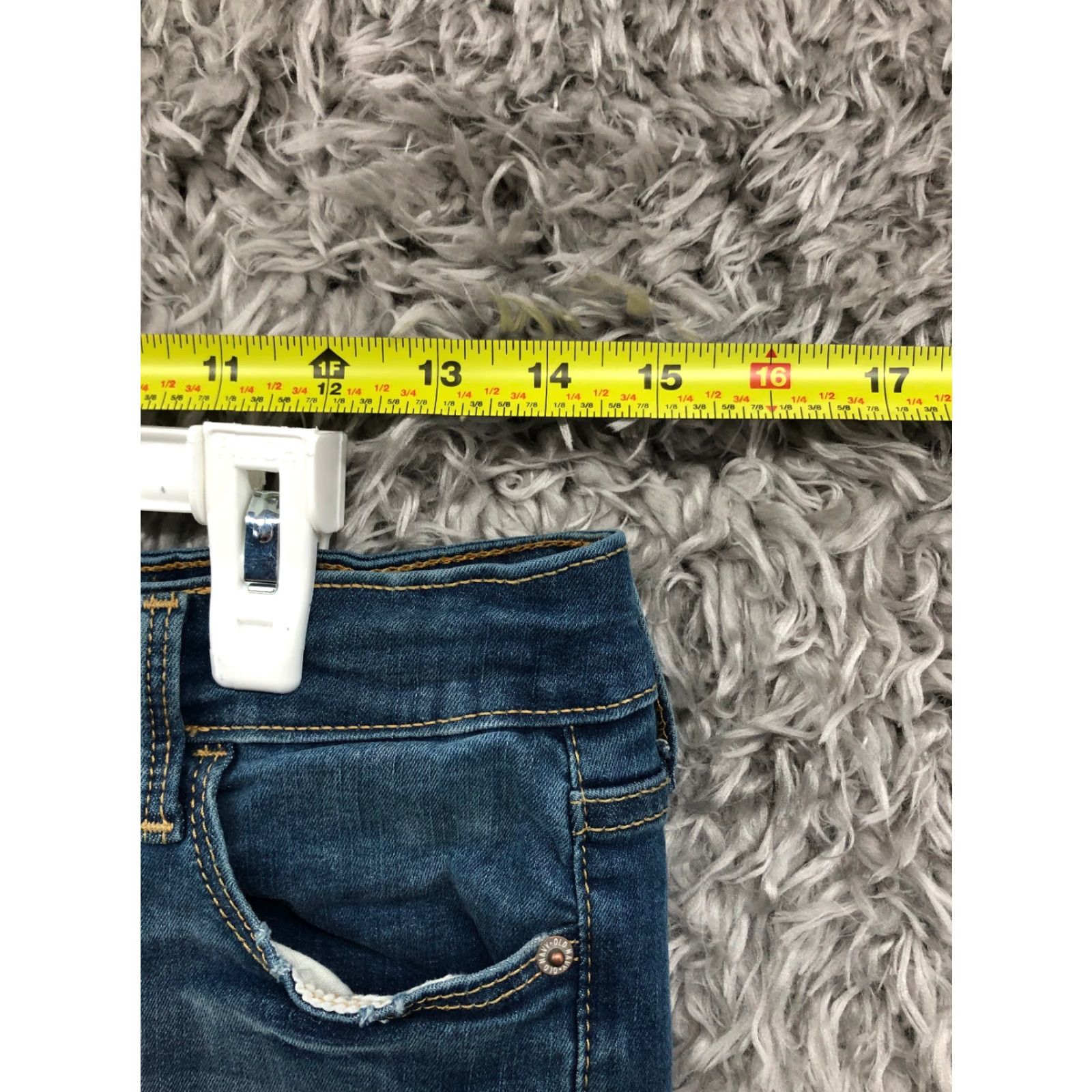 Old Navy Old Navy Rockstar Skinny Jeans Size 6P Petite Womens Dark Wash Blue Denim Jeans Skinny Size 28" / US 6 / IT 42 - 2 Thumbnail
