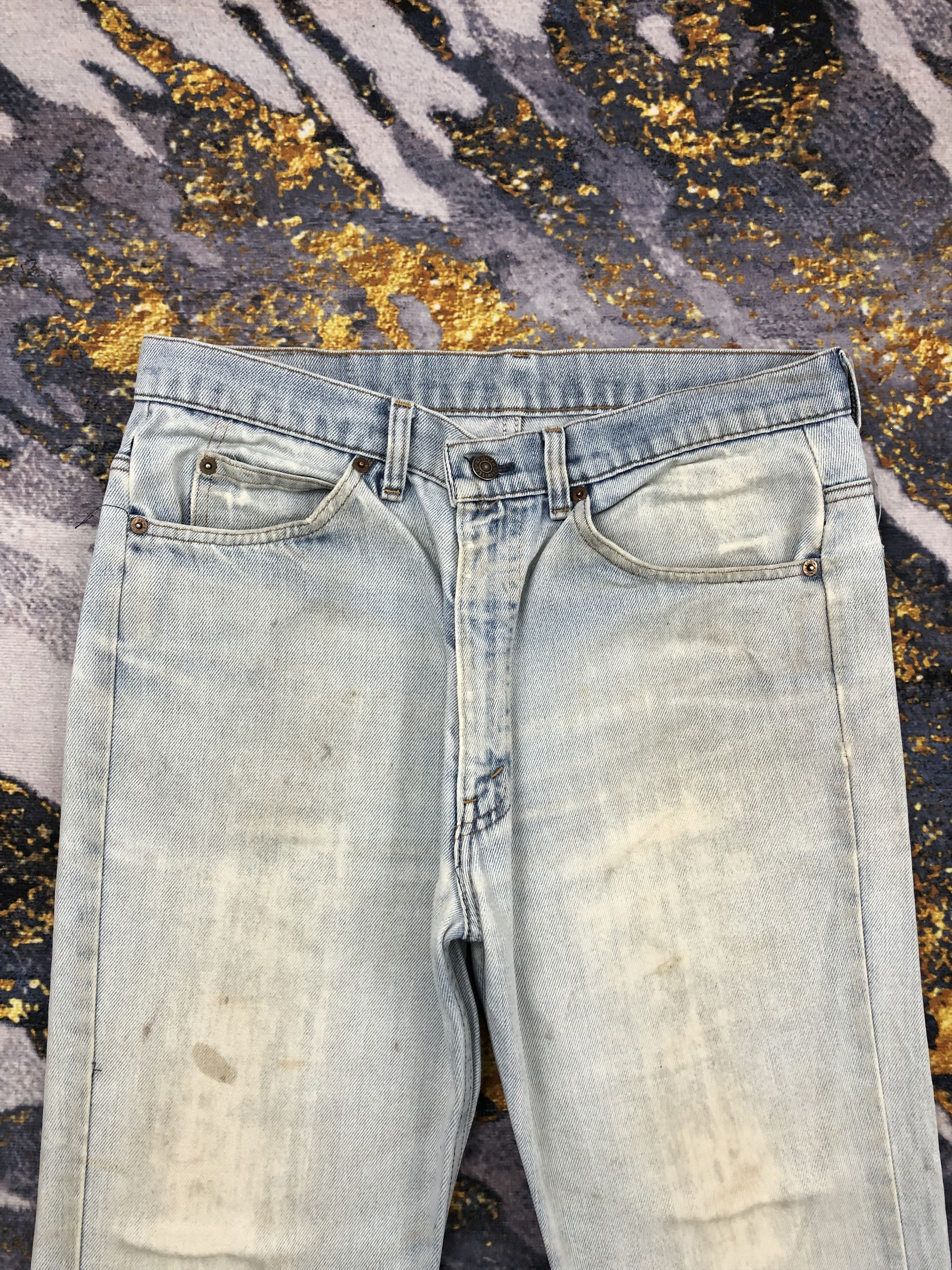 Levi's Vintage 70s Levis Orange Tab Bootcut Jeans DPP0187 Size US 34 / EU 50 - 2 Thumbnail