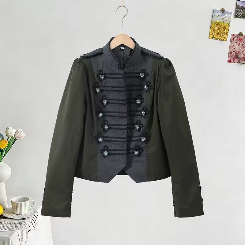 Other Military Style Denim Jacket, Fitted Jean Jacket Size S / US 4 / IT 40 - 7 Thumbnail