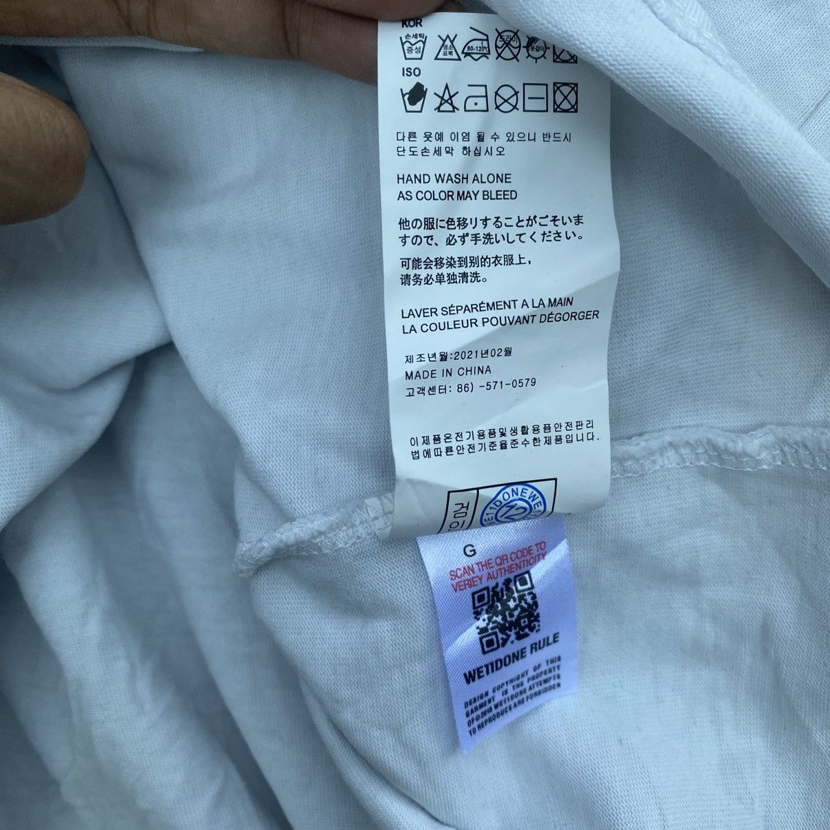 WE11DONE WE11DONE ‘Rule’ Teddy Bear Mirror Printed Longsleeve Shirt Size US L / EU 52-54 / 3 - 8 Thumbnail