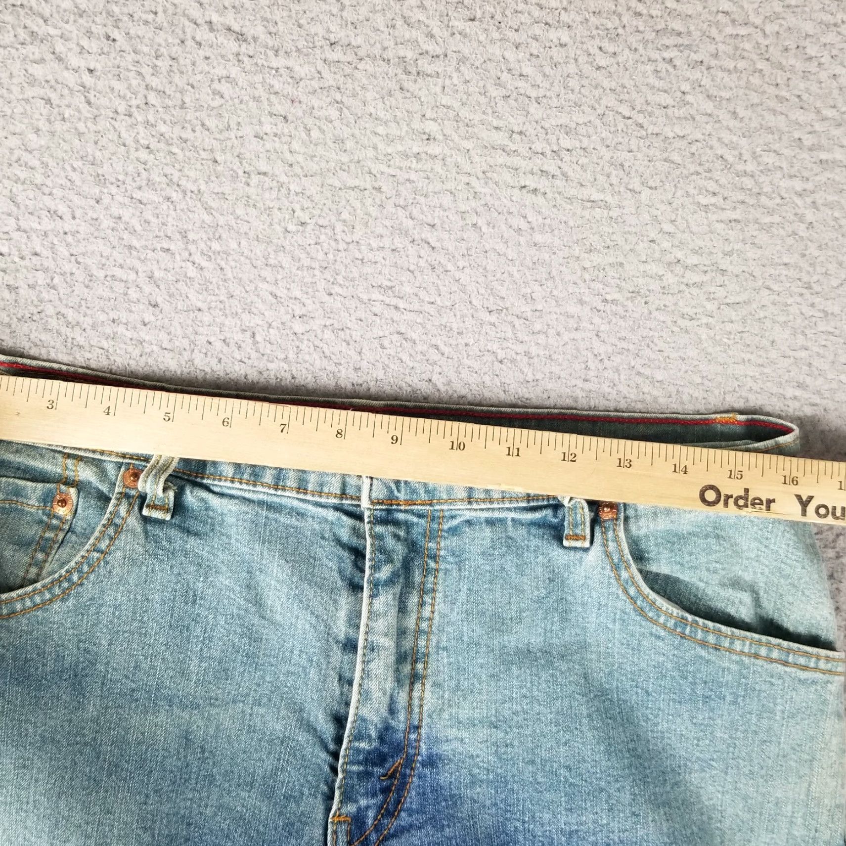 Levi's LEVI'S 550 Bootcut Relaxed Jeans Womens Size 12S Acid Wash Mid Rise Blue Size 34" / US 12 / IT 48 - 4 Thumbnail