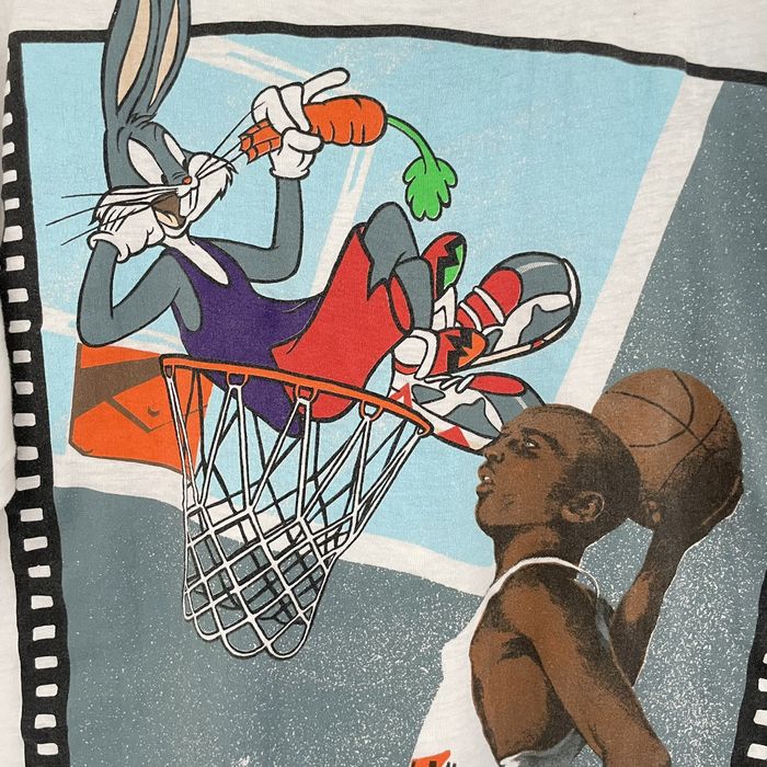 Jordan Brand 1990s Michael Jordan & Bugs Bunny Space Jam Bootleg Shirt 