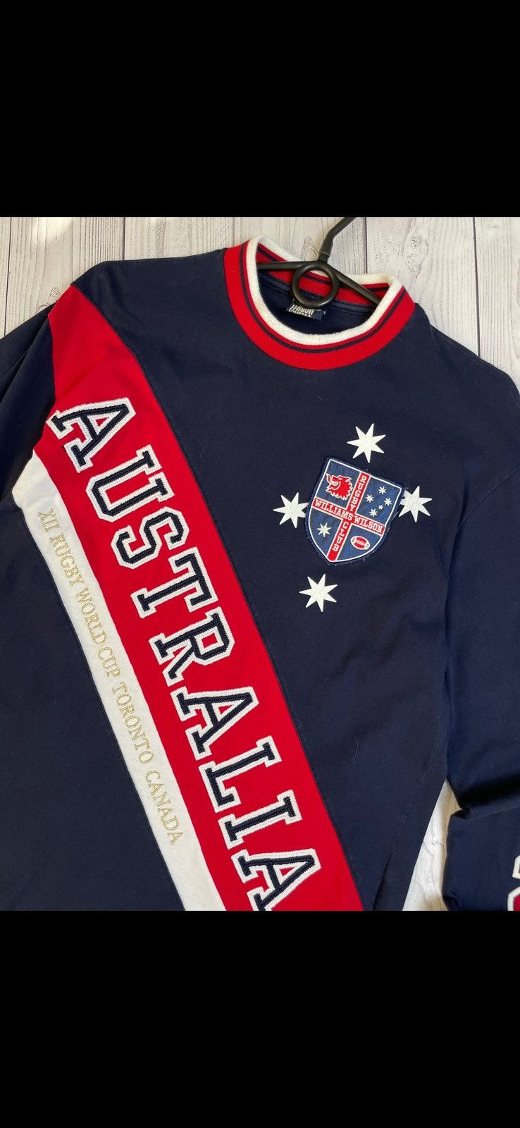 Vintage Vintage Australia big logo long sleeve rugby big logo M Size US M / EU 48-50 / 2 - 3 Thumbnail