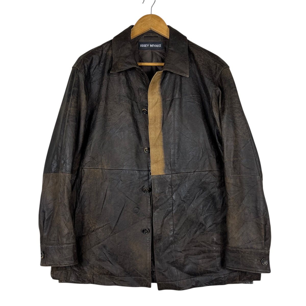 Issey Miyake 🔥 Issey Miyake Men SheepSkin Jacket Made In Japan - Size M Size US M / EU 48-50 / 2 - 4 Thumbnail