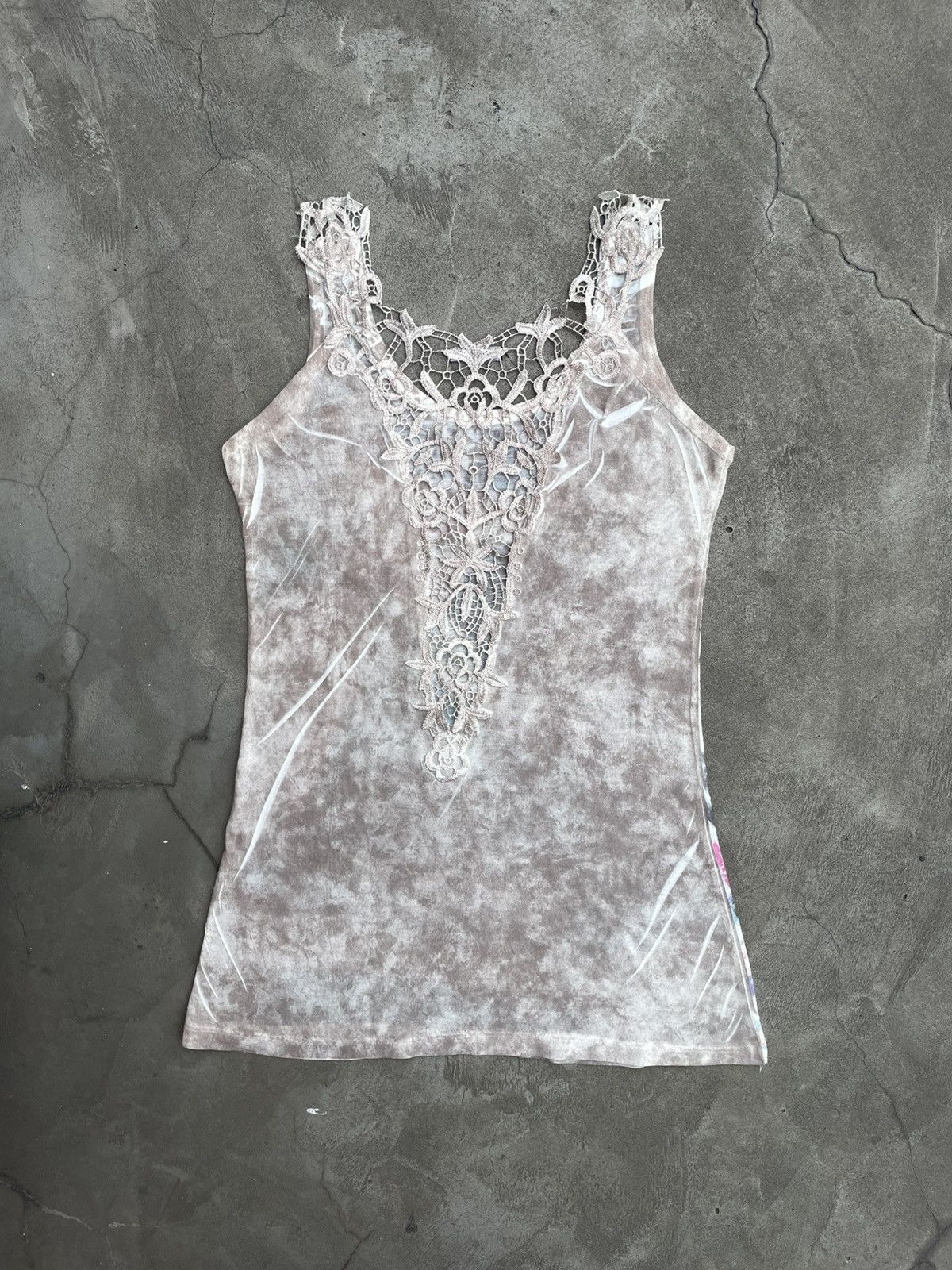 Other A Tunic / Tank Top Tee w/ Unknown Diva. Y2K / Millennium Size L / US 10 / IT 46 - 3 Thumbnail