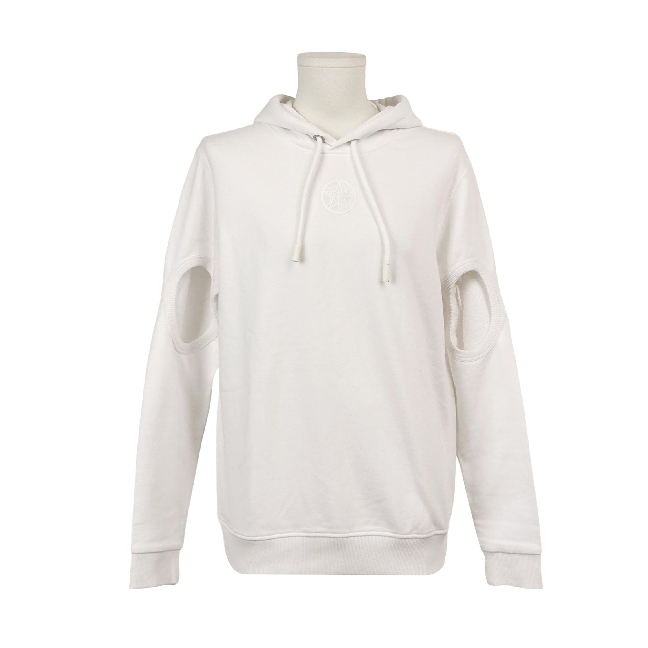 Burberry Burberry Star Logo Cutout Hoodie White Size S Size US S / EU 44-46 / 1 - 1 Thumbnail