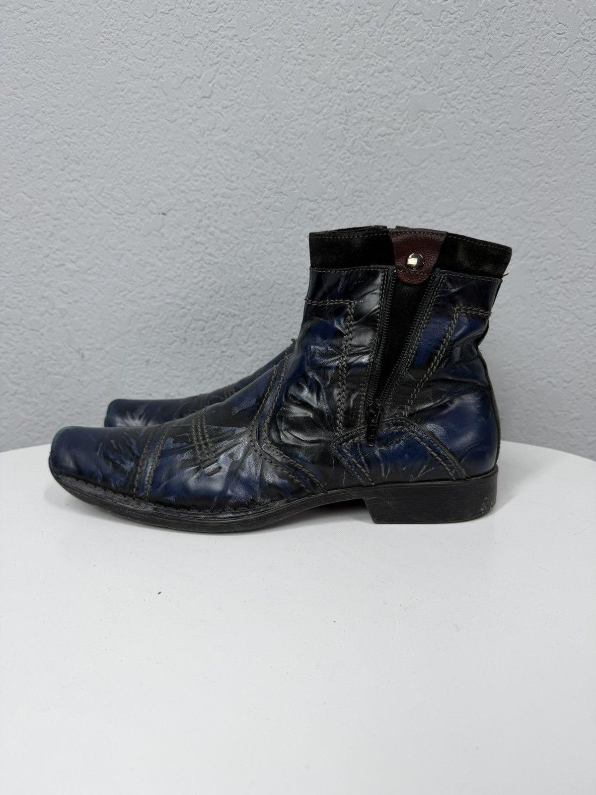 If Six Was Nine Vintage Italian AS 98 Like Guidi 795v Leather Biker Boots Size US 10 / EU 43 - 8 Thumbnail