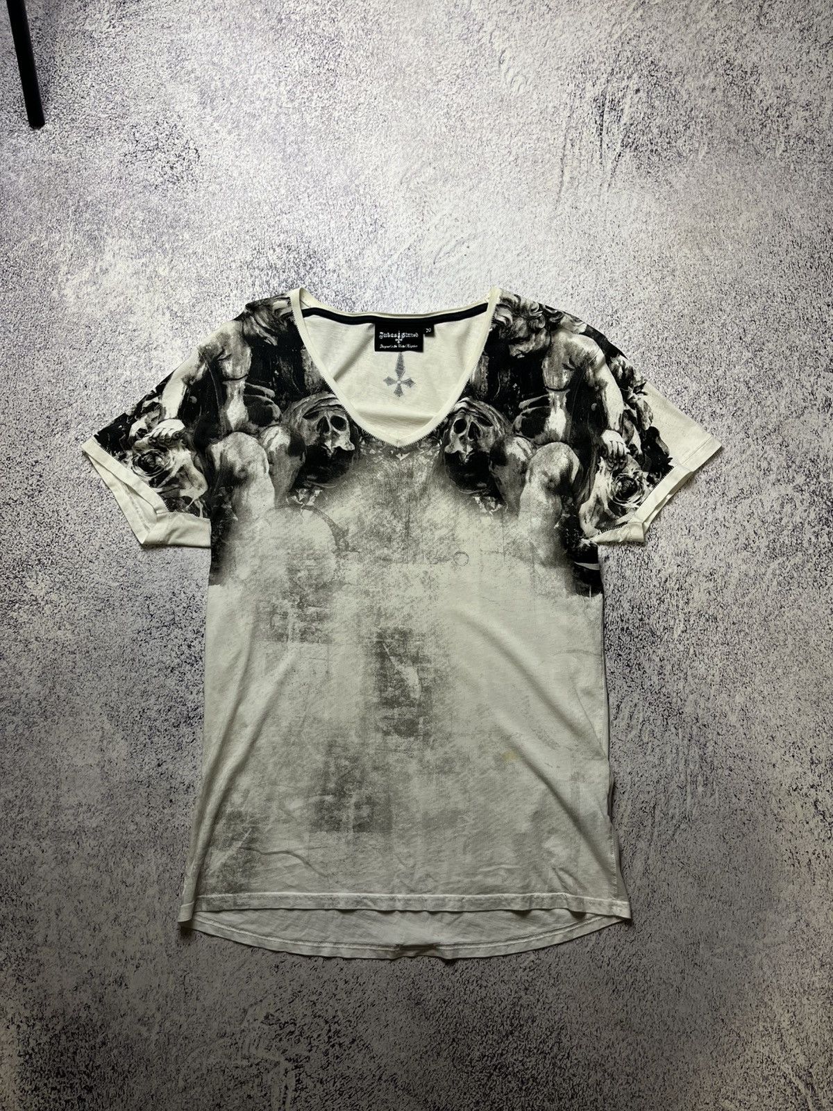 Vintage Vintage Judas Sinned Affliction Style Skeletons Streetwear Size US M / EU 48-50 / 2 - 1 Thumbnail