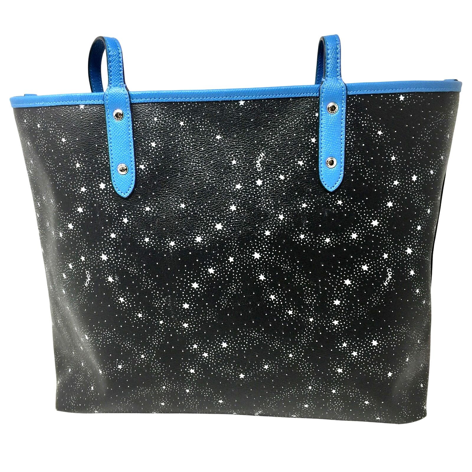 Coach Coach Coated Canvas Reversible City Tote - Starry Sky / Blue Size ONE SIZE - 4 Thumbnail